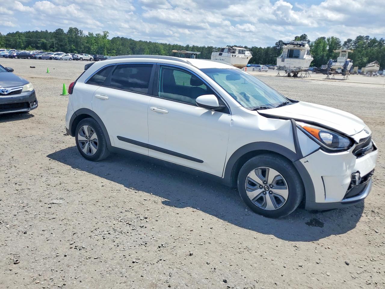 2019 Kia Niro Lx Белый vin: KNDCB3LC1K5243191