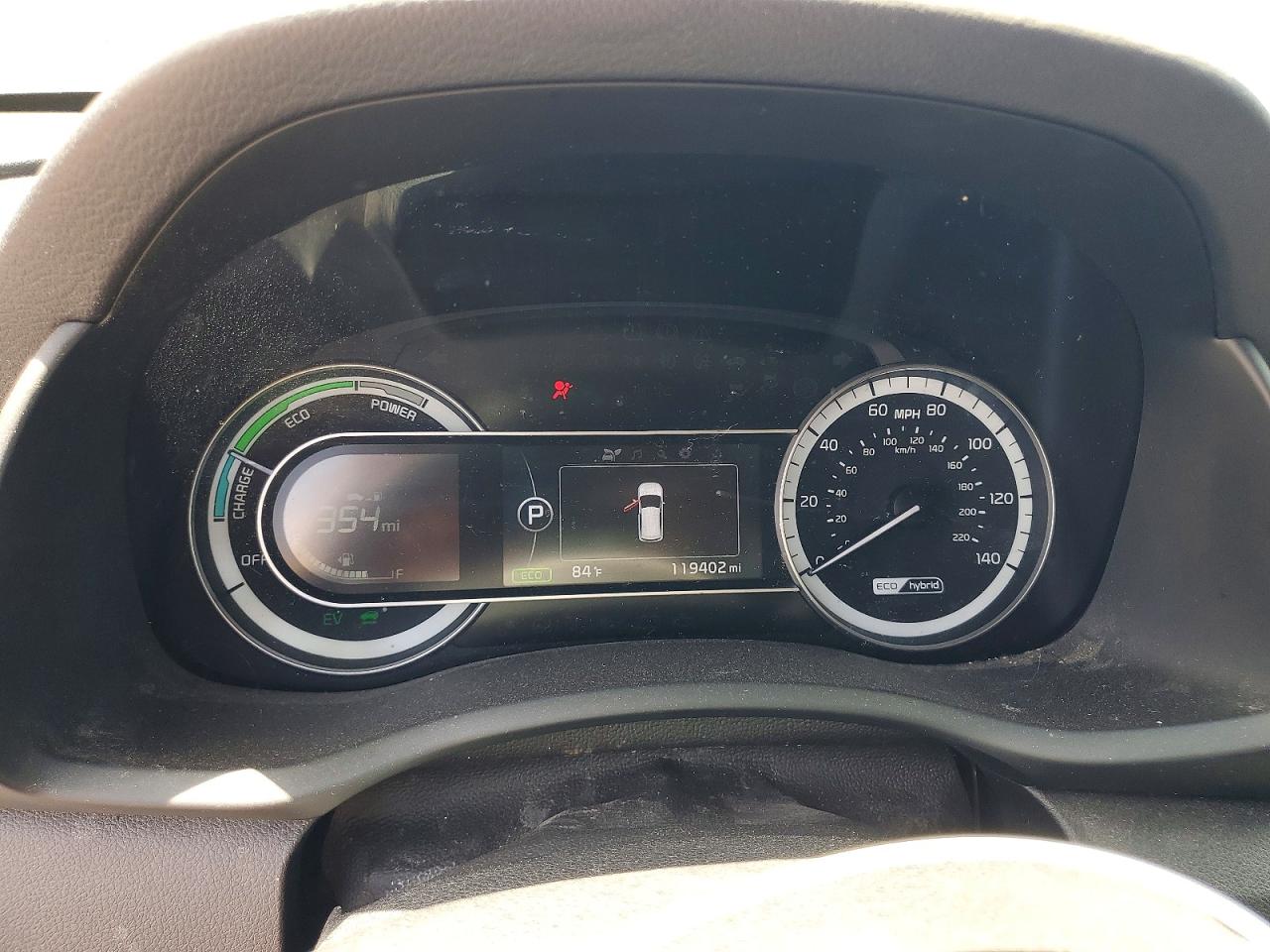 2019 Kia Niro Lx Белый vin: KNDCB3LC1K5243191