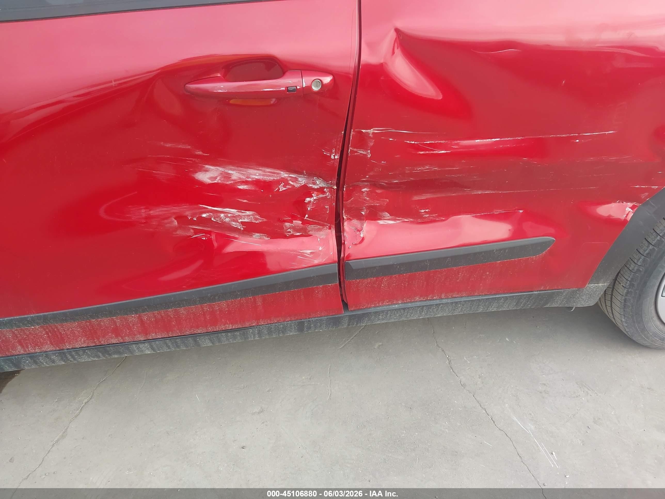 2019 Kia Niro Lx Burgundy vin: KNDCB3LC1K5342934