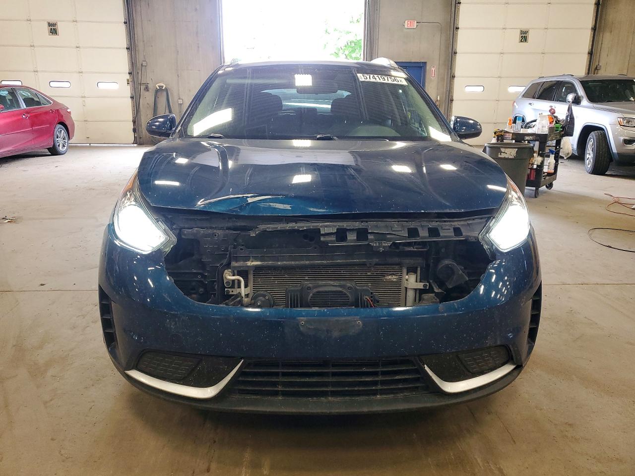 2019 Kia Niro Lx Blue vin: KNDCB3LC2K5252028