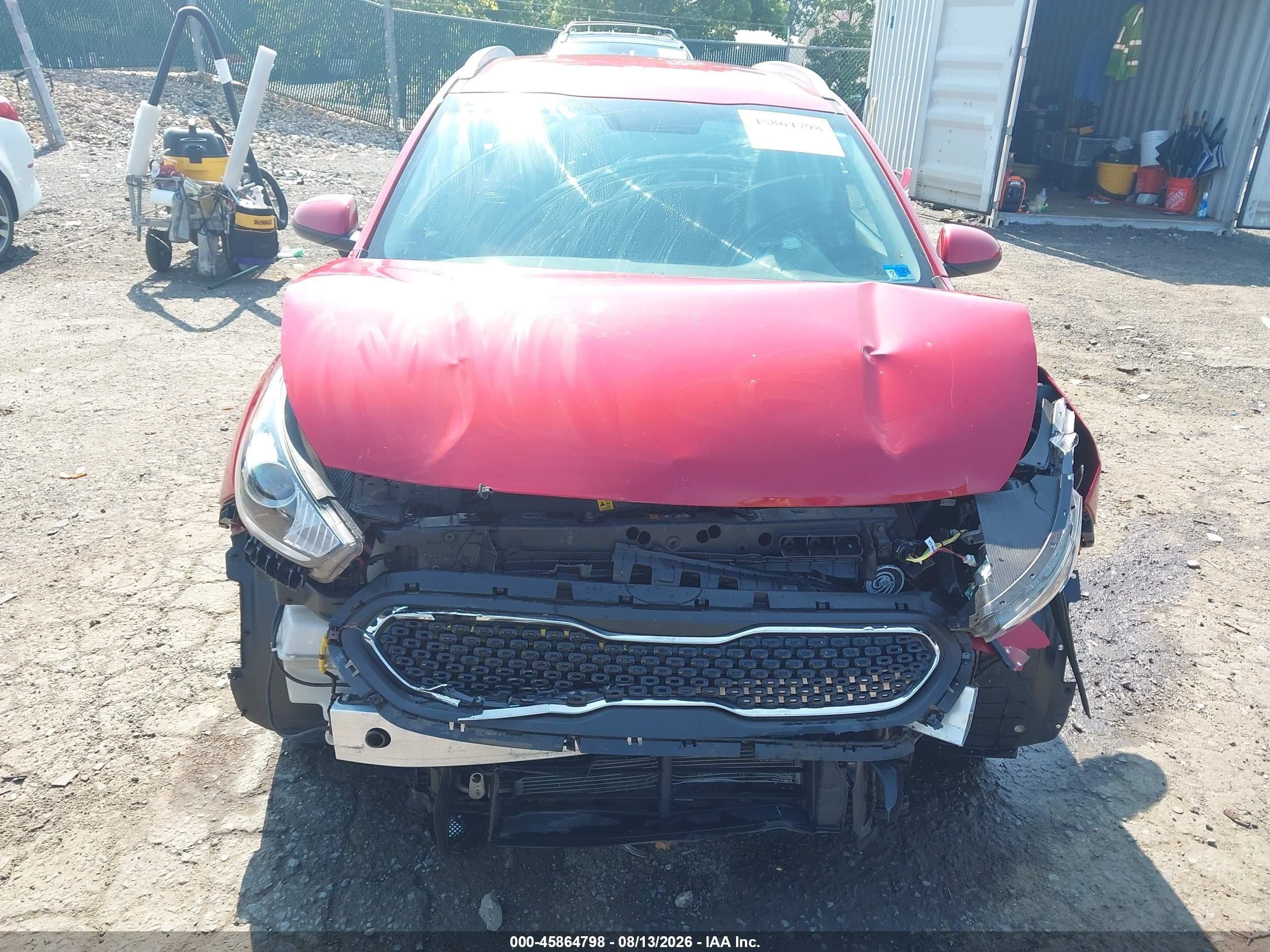 2019 Kia Niro Lx Red vin: KNDCB3LC2K5340089