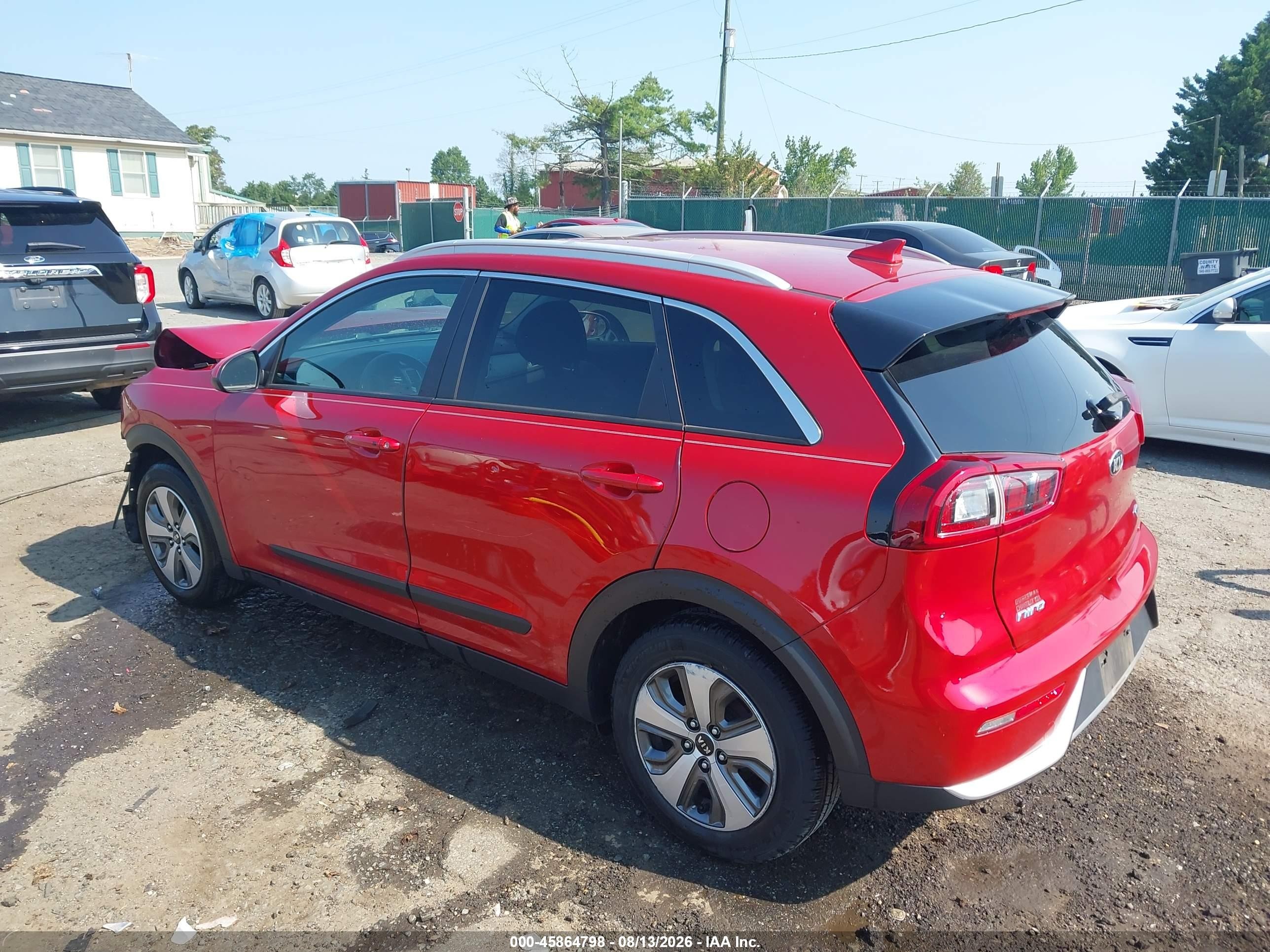 2019 Kia Niro Lx Red vin: KNDCB3LC2K5340089
