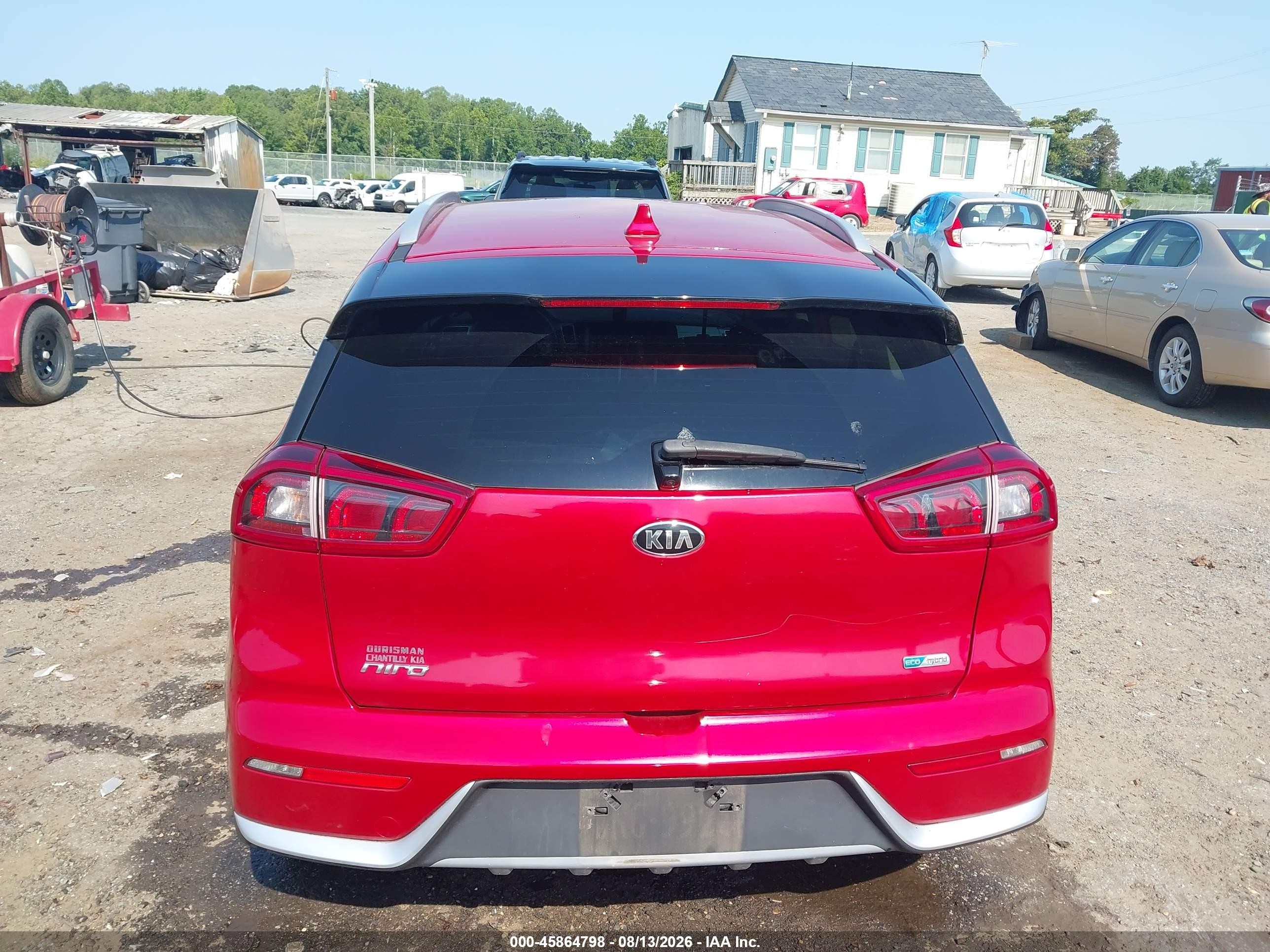 2019 Kia Niro Lx Red vin: KNDCB3LC2K5340089