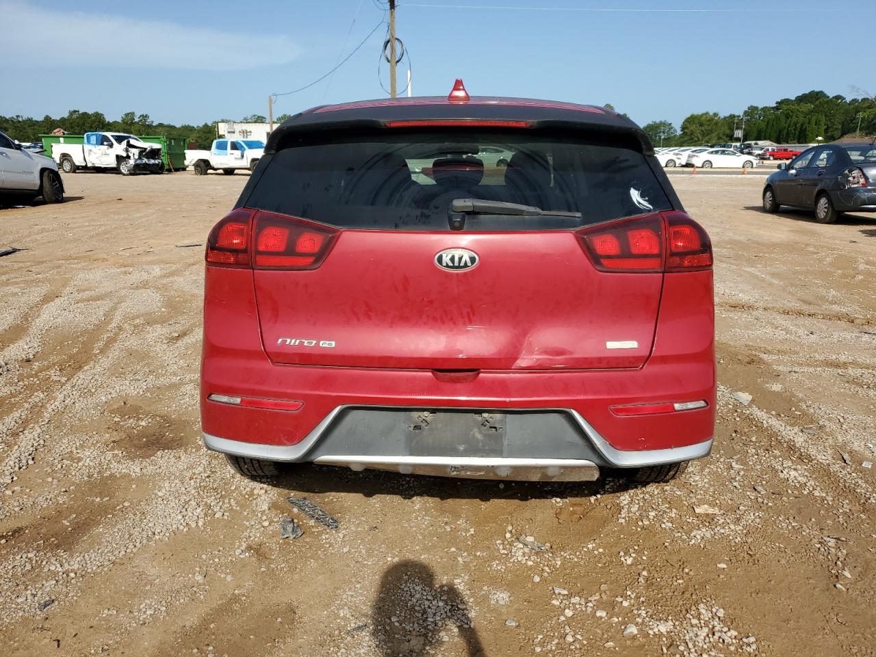 2018 Kia Niro Fe Красный vin: KNDCB3LC3J5143995