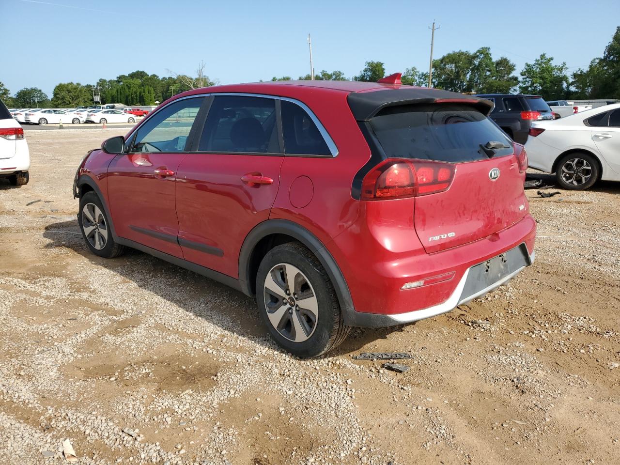 2018 Kia Niro Fe Красный vin: KNDCB3LC3J5143995