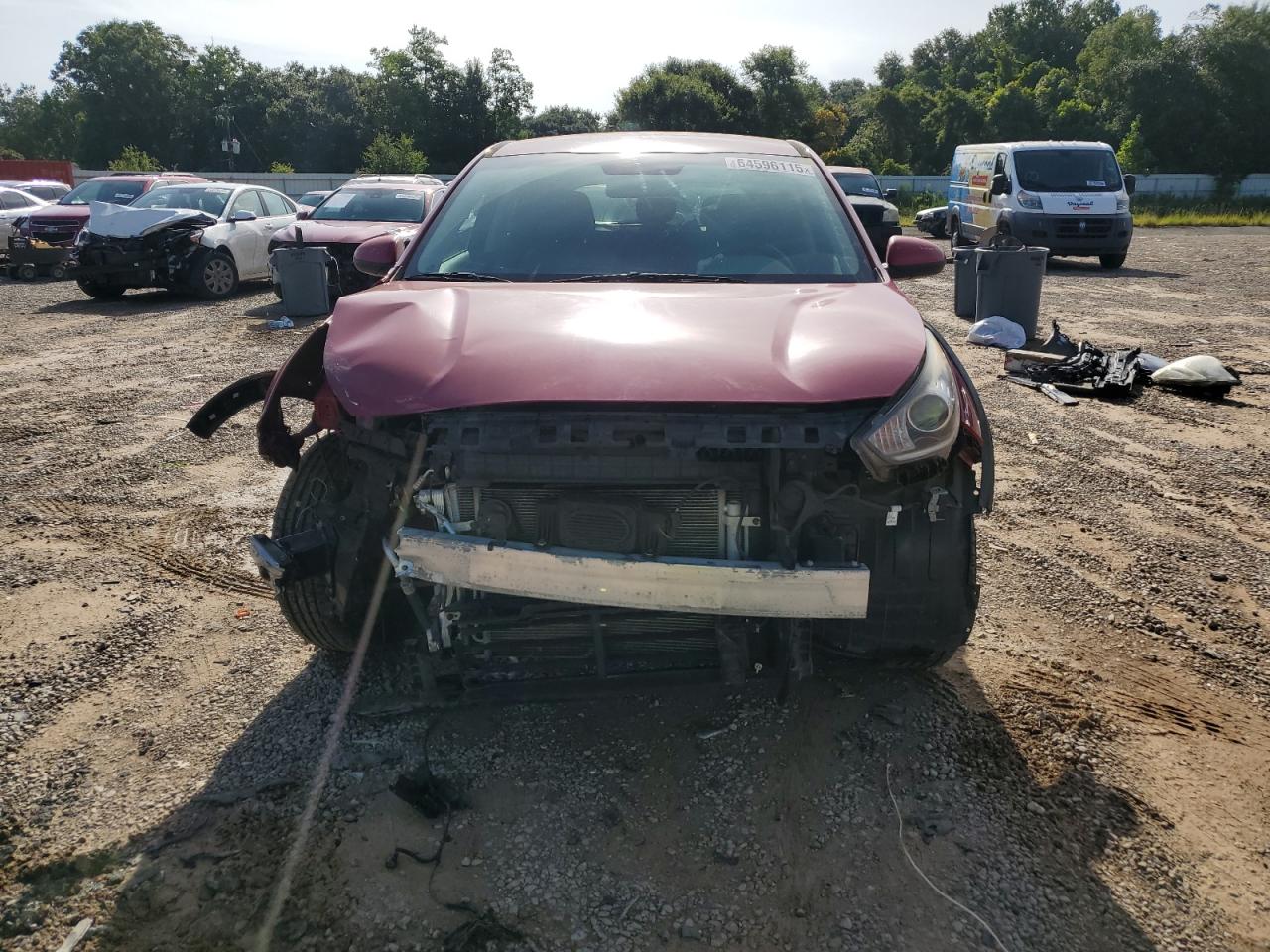 2018 Kia Niro Fe Красный vin: KNDCB3LC3J5143995