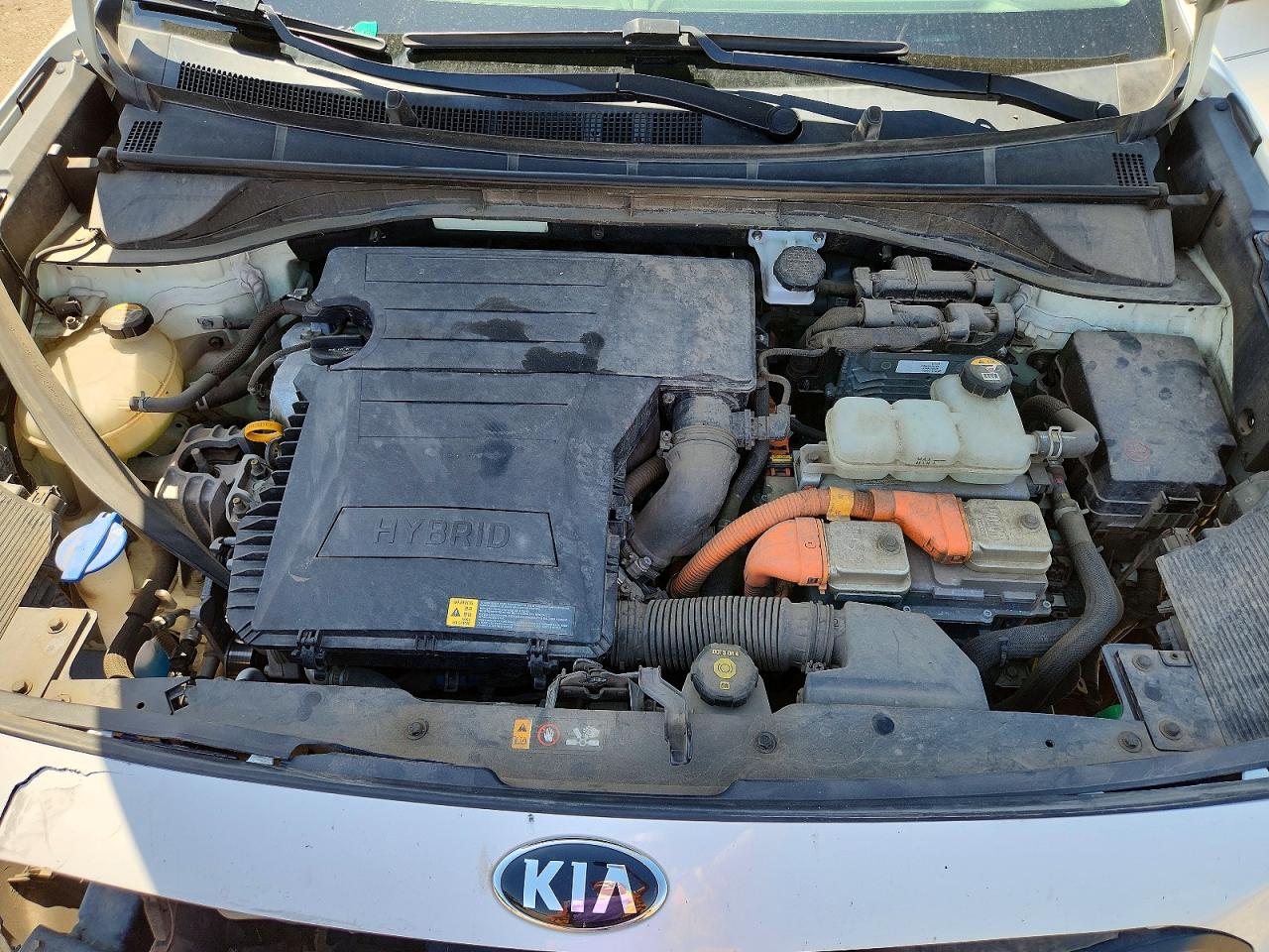 2019 Kia Niro Lx White vin: KNDCB3LC3K5249946