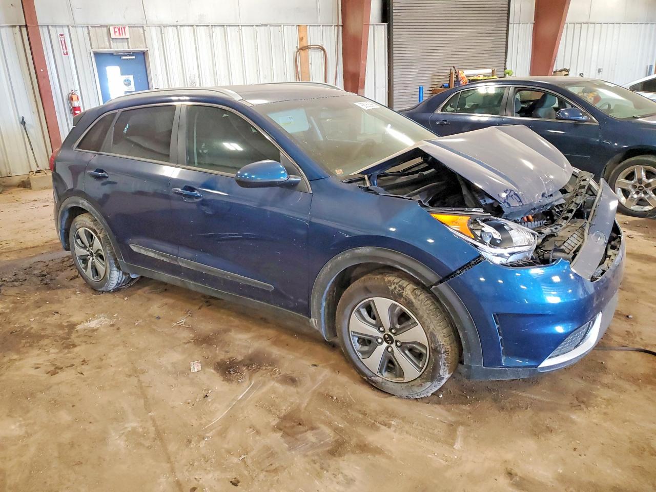 2019 Kia Niro Lx Blue vin: KNDCB3LC4K5332186