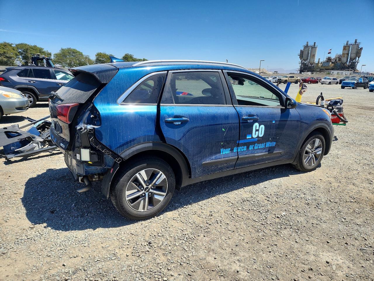 2022 Kia Niro Lxs Blue vin: KNDCB3LC4N5548303