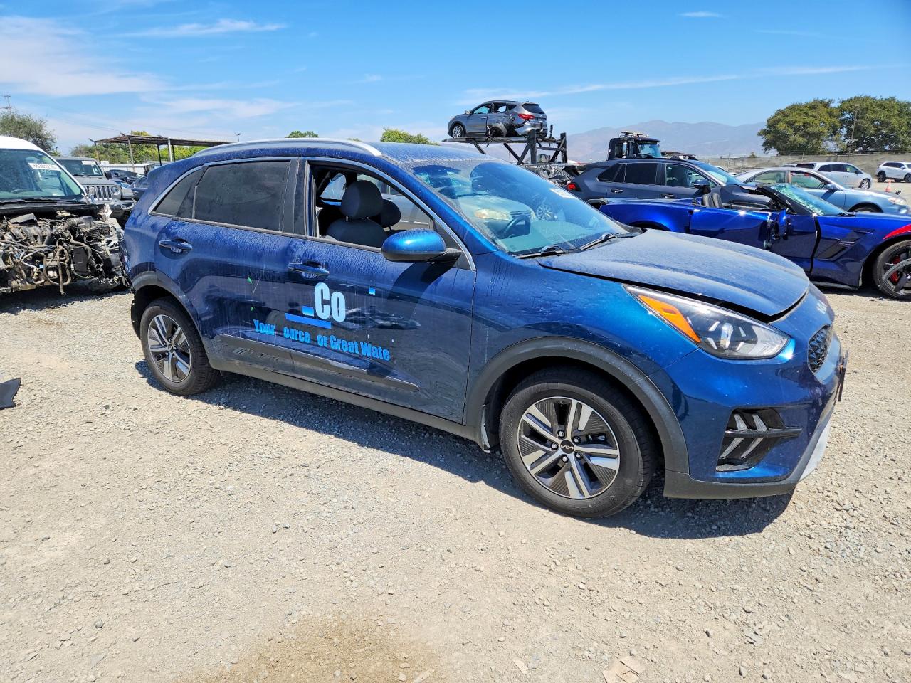 2022 Kia Niro Lxs Blue vin: KNDCB3LC4N5548303