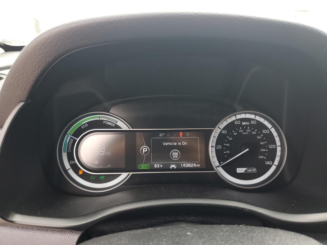 2018 Kia Niro Fe White vin: KNDCB3LC5J5143710