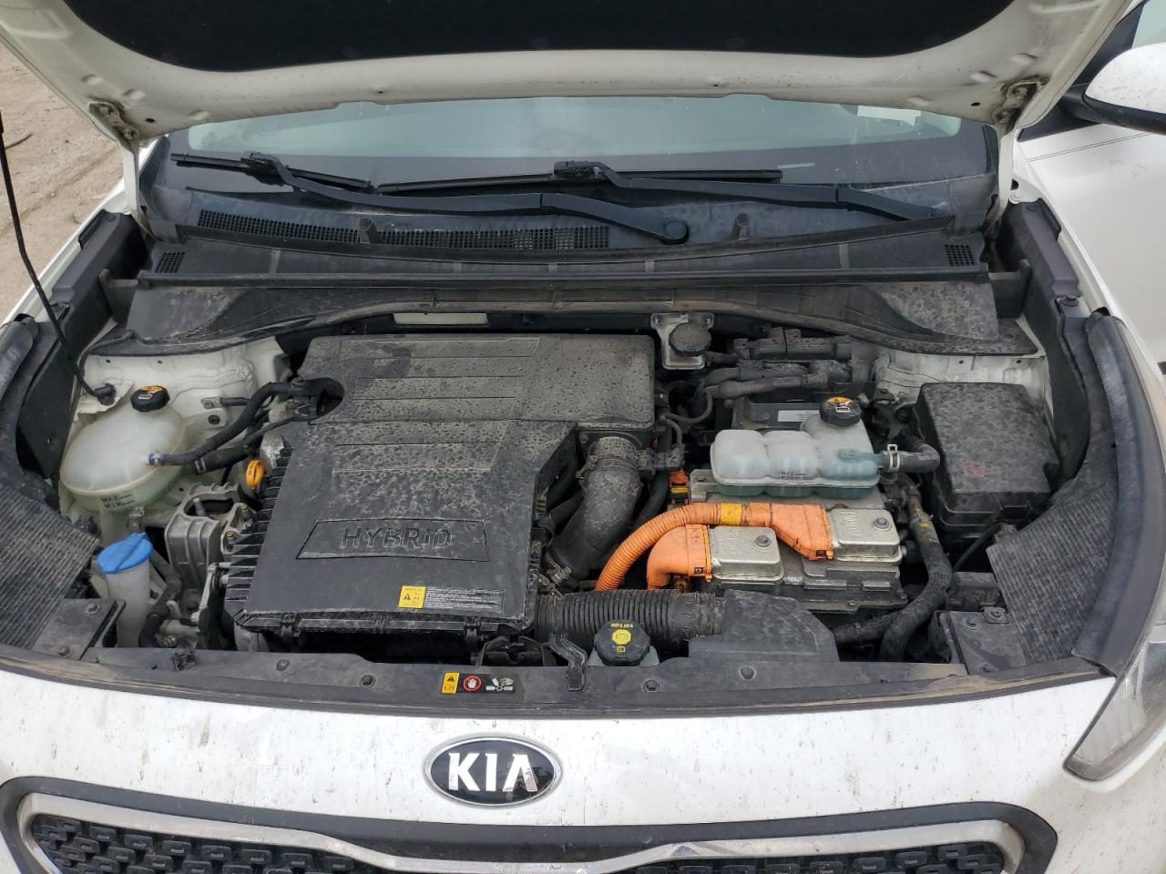 2018 Kia Niro Fe White vin: KNDCB3LC5J5143710