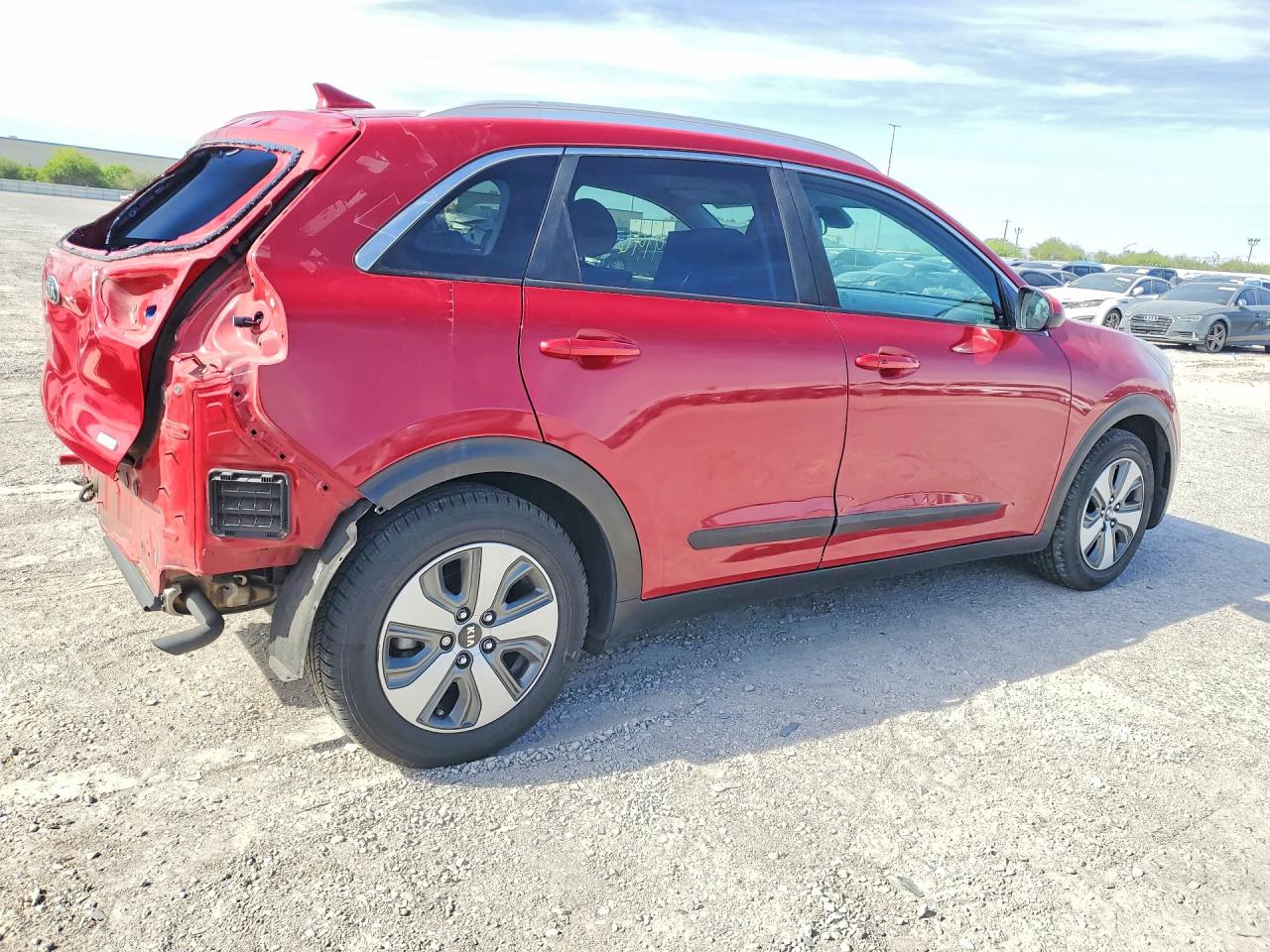 2018 Kia Niro Lx Red vin: KNDCB3LC5J5190137