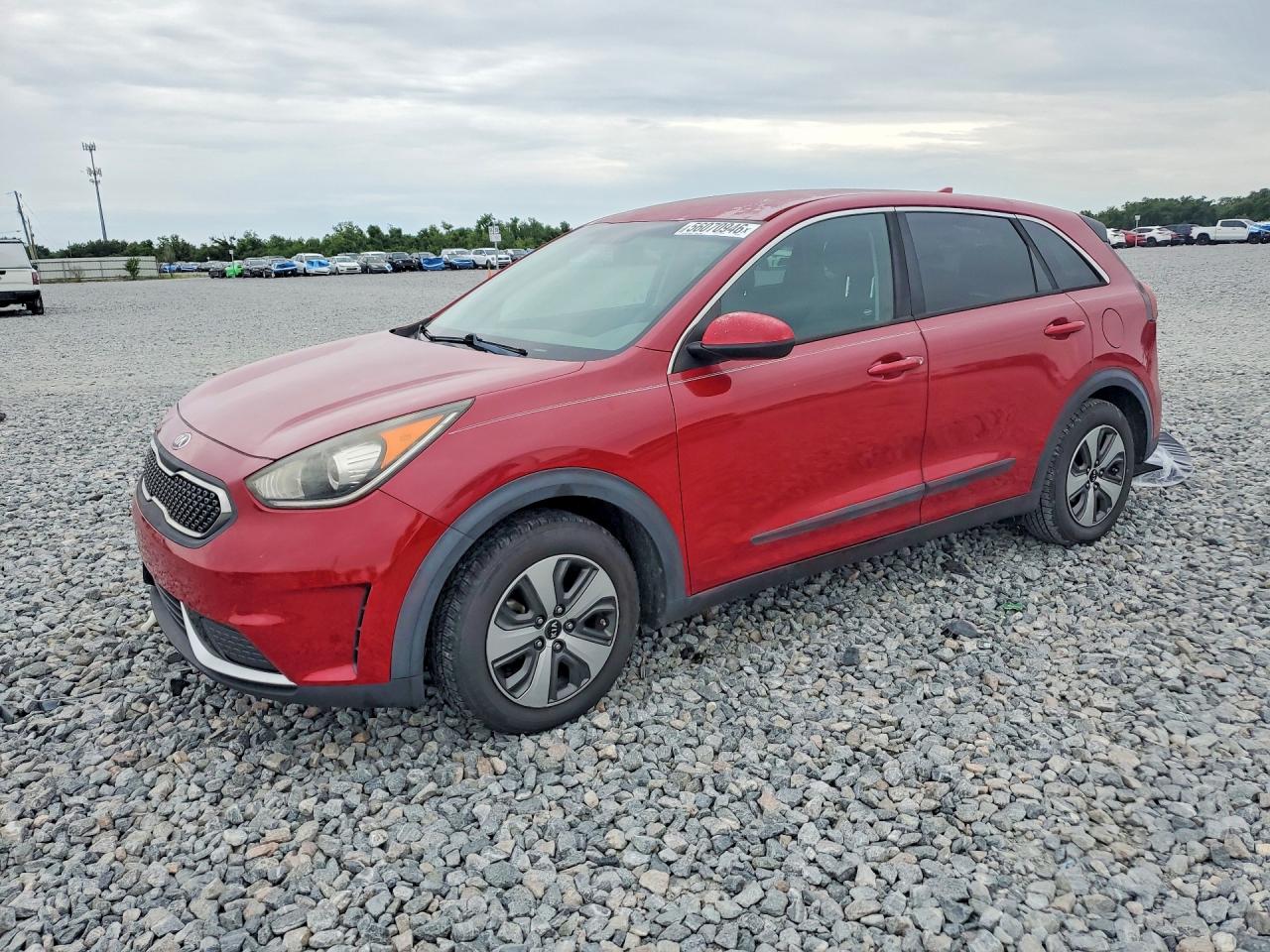2017 Kia Niro Fe Red vin: KNDCB3LC6H5082071