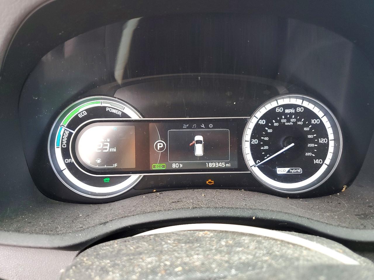 2017 Kia Niro Fe Red vin: KNDCB3LC6H5082071
