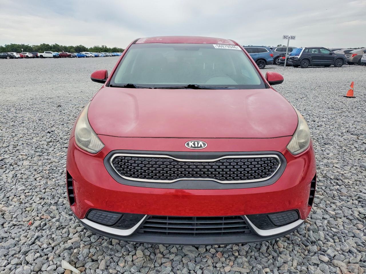 2017 Kia Niro Fe Red vin: KNDCB3LC6H5082071