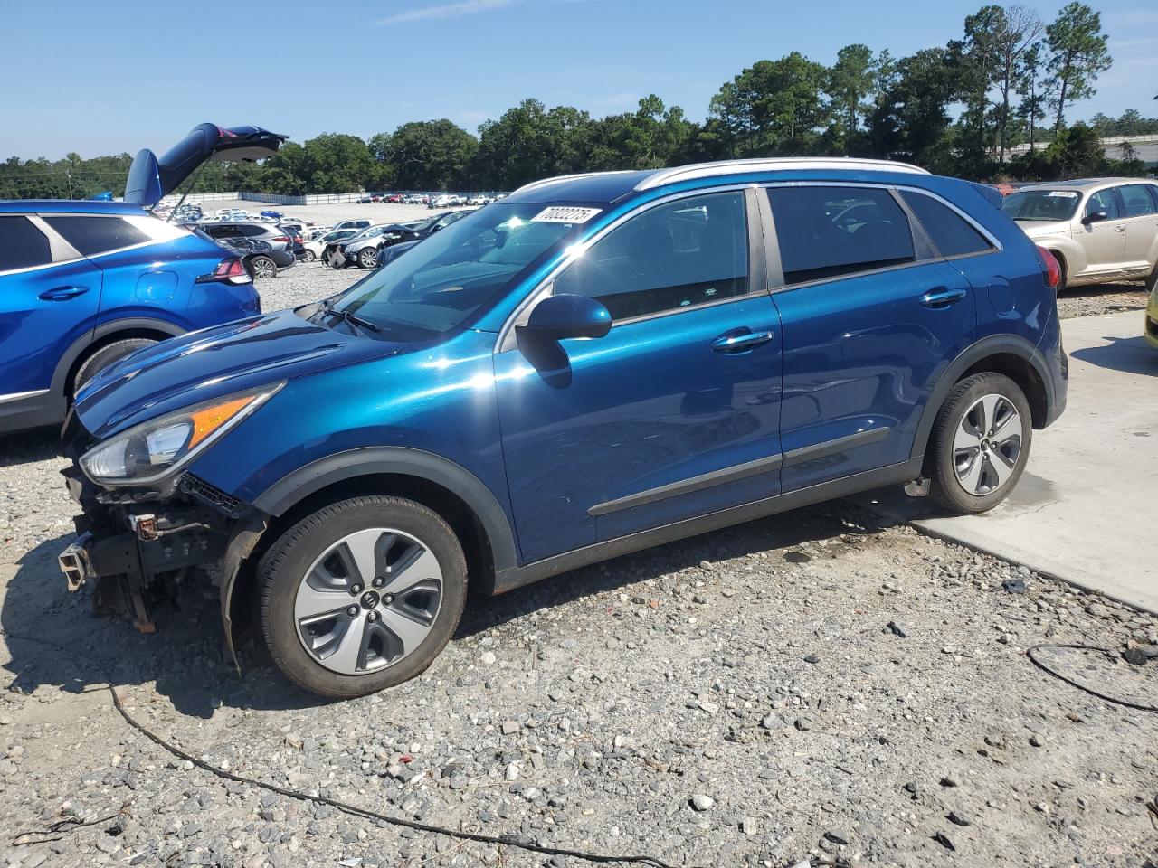 2018 Kia Niro Fe Blue vin: KNDCB3LC7J5125175