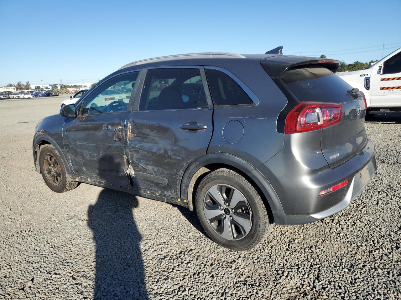 2018 Kia Niro Fe Серый vin: KNDCB3LC7J5132823