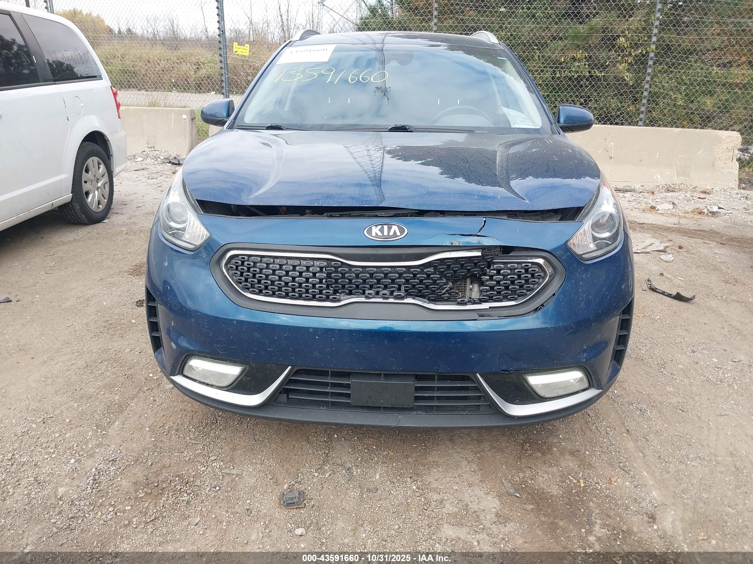 2018 Kia Niro Lx Blue vin: KNDCB3LC8J5212115