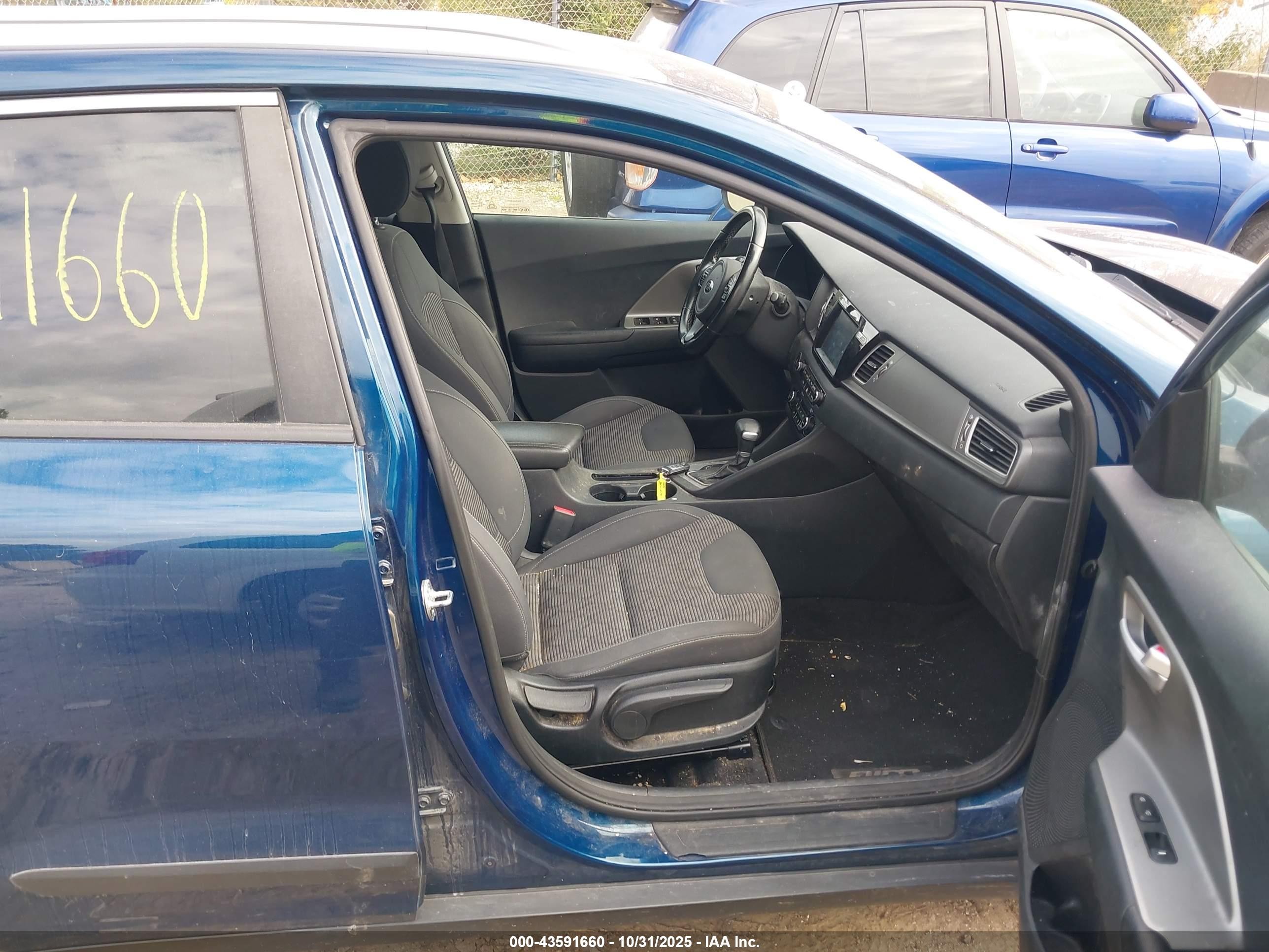2018 Kia Niro Lx Blue vin: KNDCB3LC8J5212115