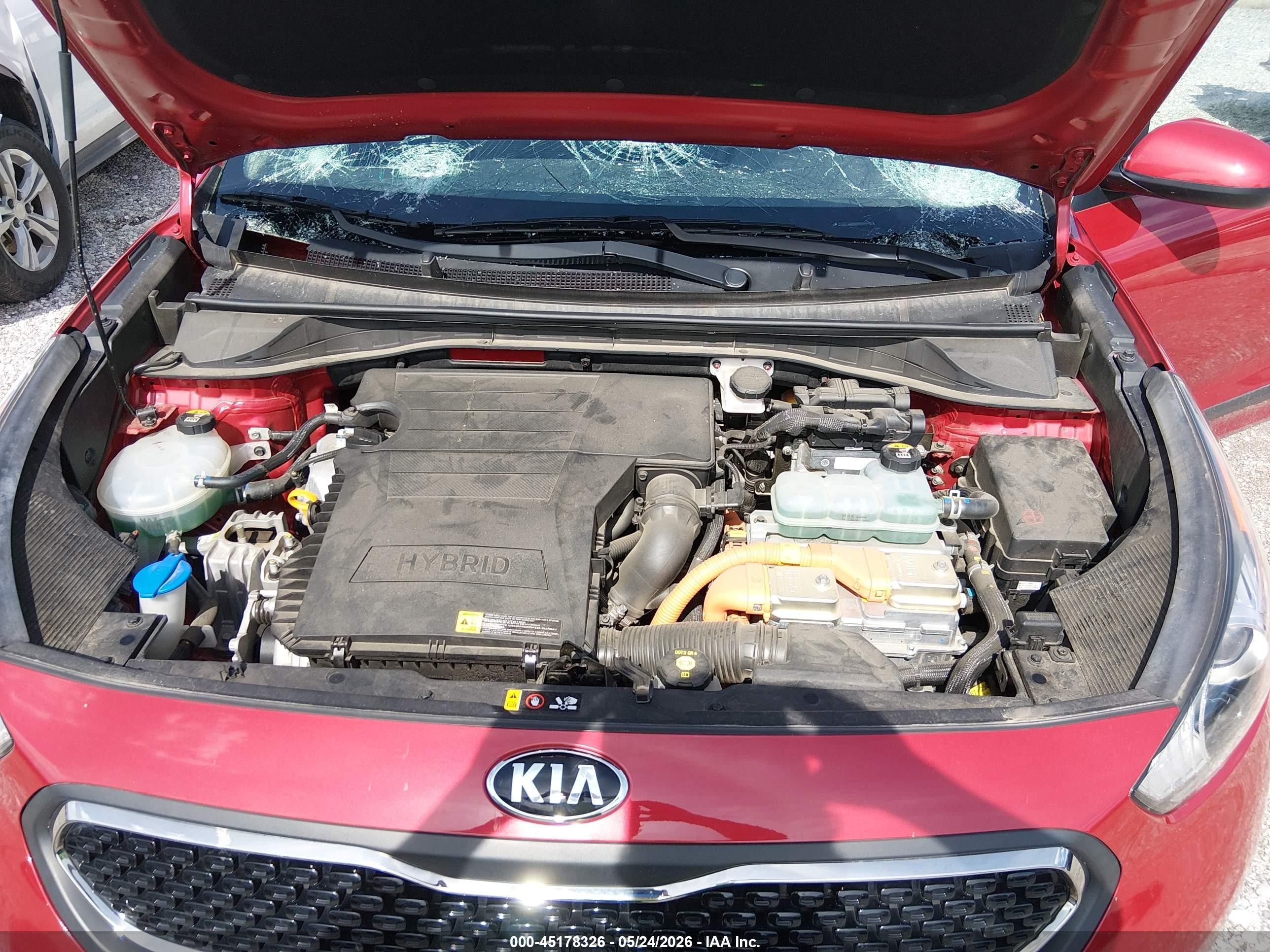 2019 Kia Niro Lx Red vin: KNDCB3LC8K5218630
