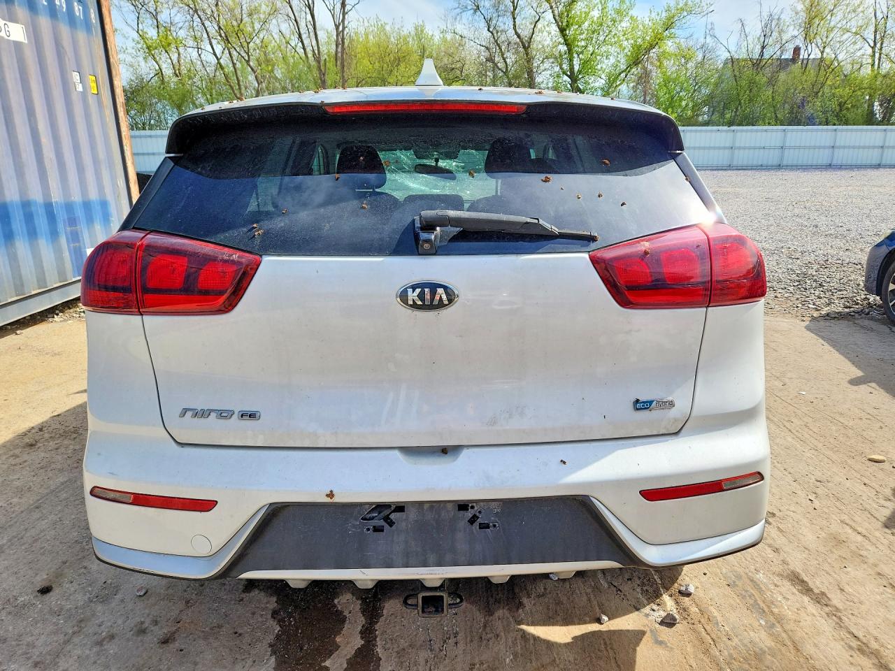 2017 Kia Niro Fe White vin: KNDCB3LC9H5059111