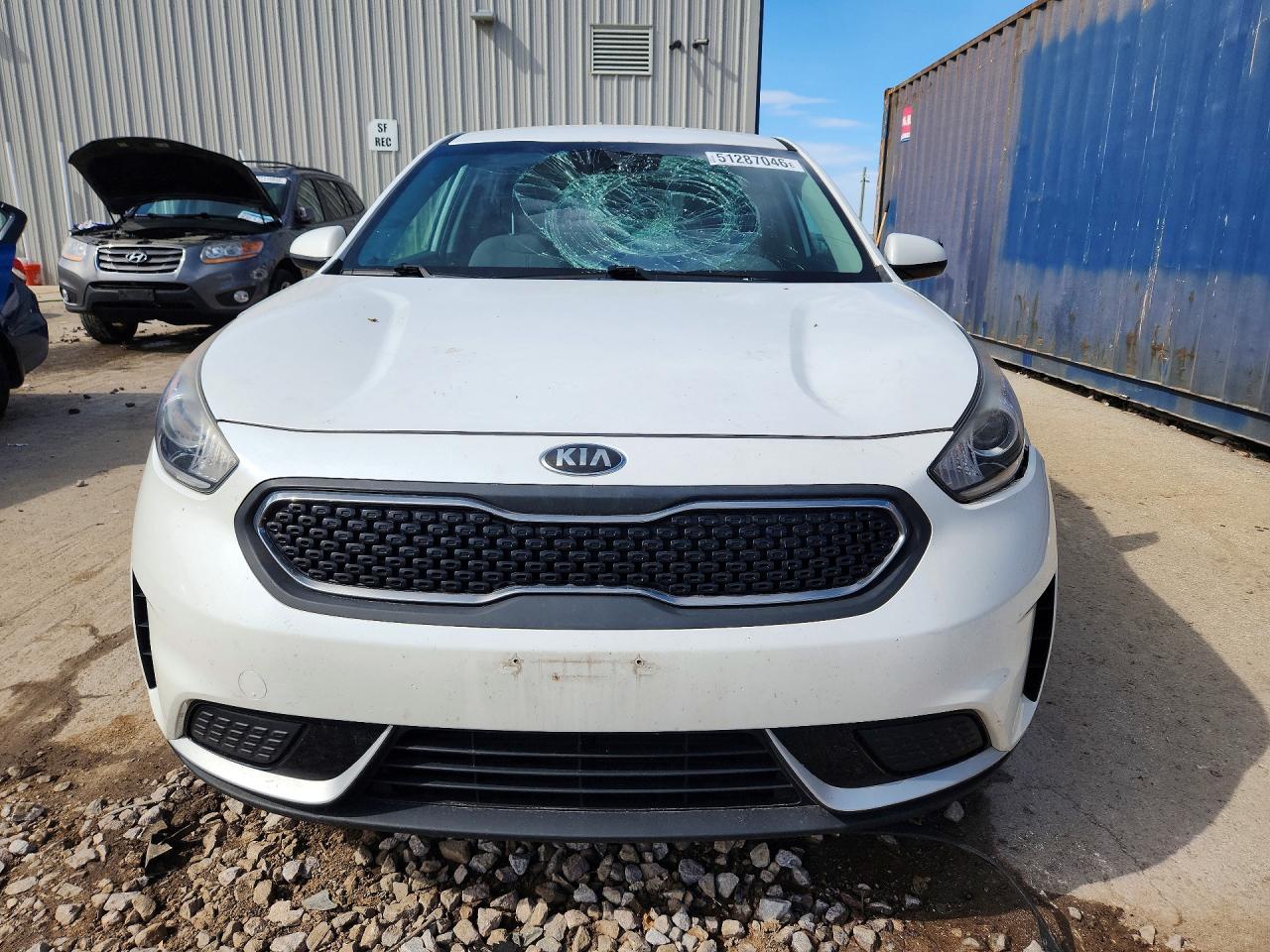 2017 Kia Niro Fe White vin: KNDCB3LC9H5059111