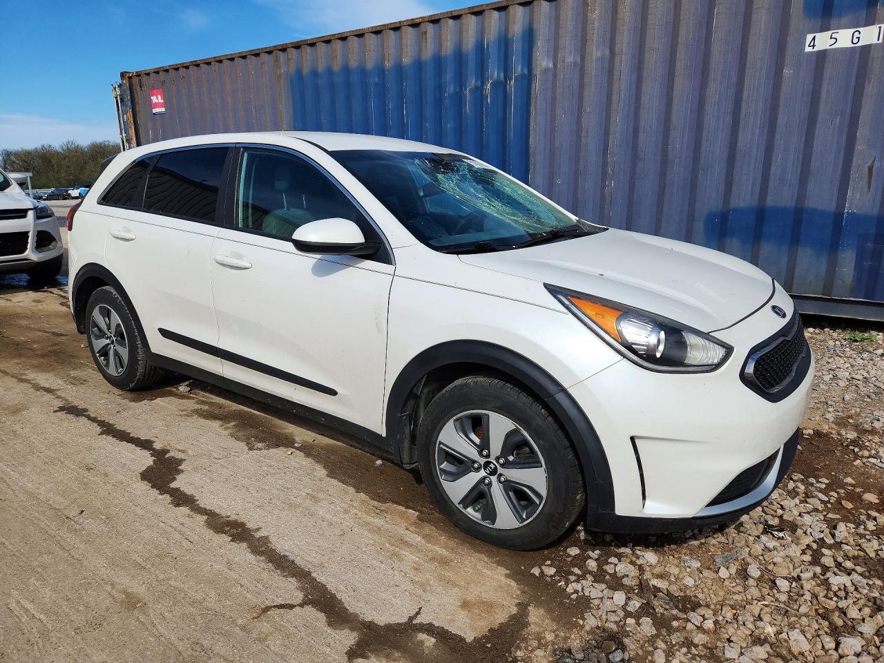 2017 Kia Niro Fe White vin: KNDCB3LC9H5059111