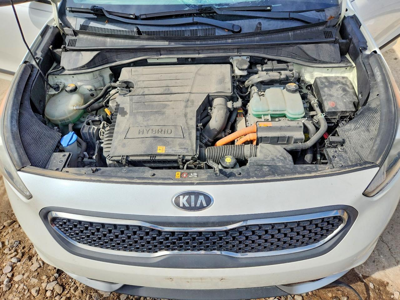2017 Kia Niro Fe White vin: KNDCB3LC9H5059111