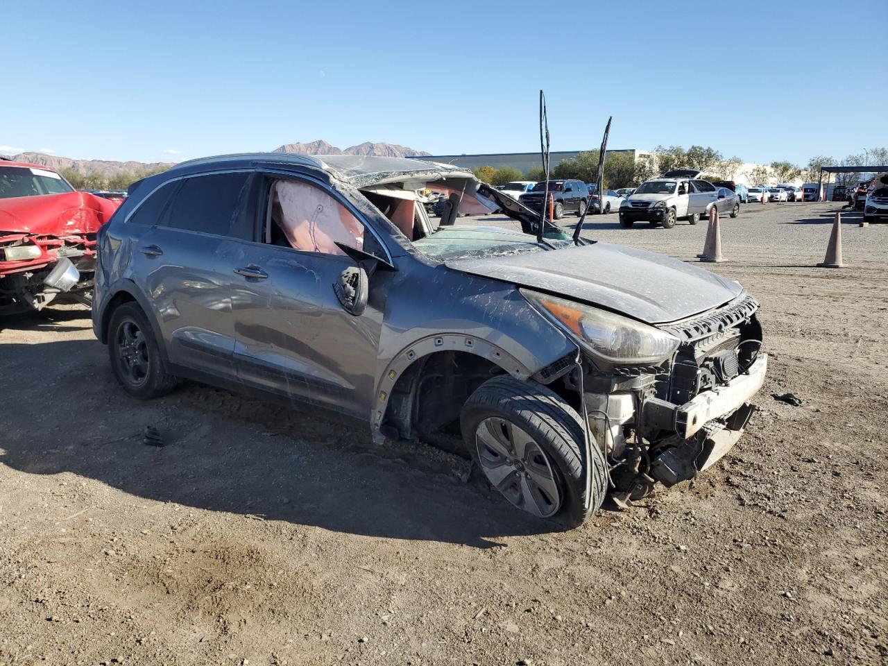 2018 Kia Niro Fe Серый vin: KNDCB3LC9J5161451