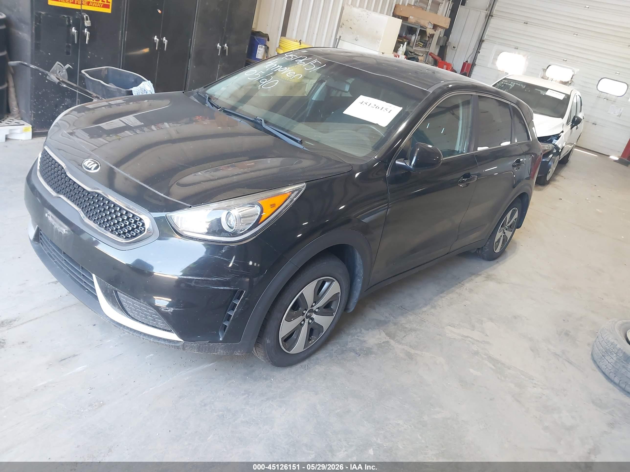 2018 Kia Niro Fe Черный vin: KNDCB3LC9J5176516