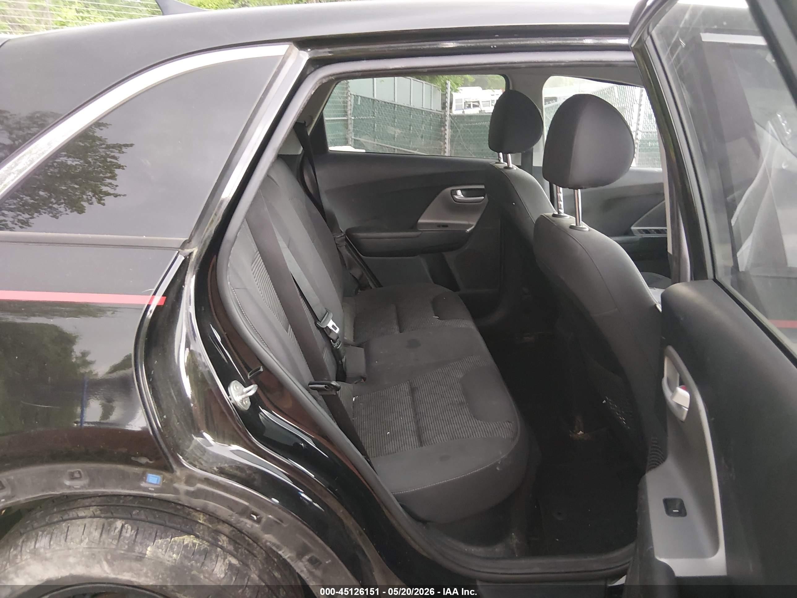 2018 Kia Niro Fe Черный vin: KNDCB3LC9J5176516