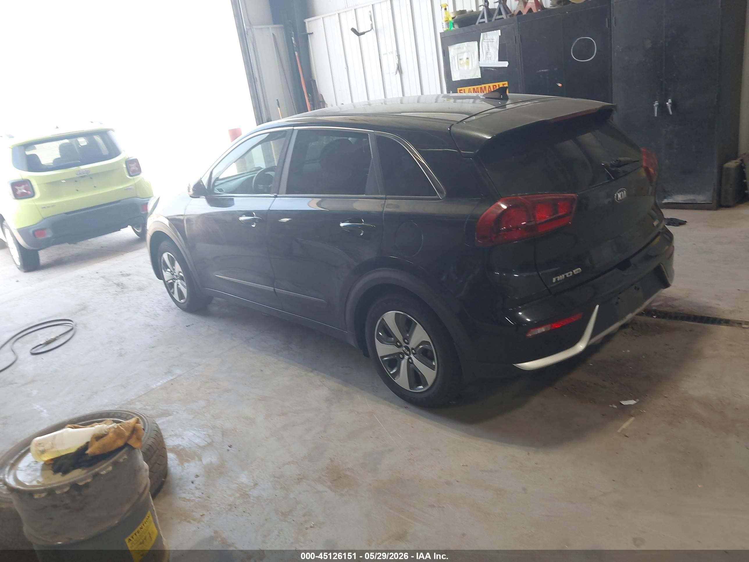 2018 Kia Niro Fe Черный vin: KNDCB3LC9J5176516