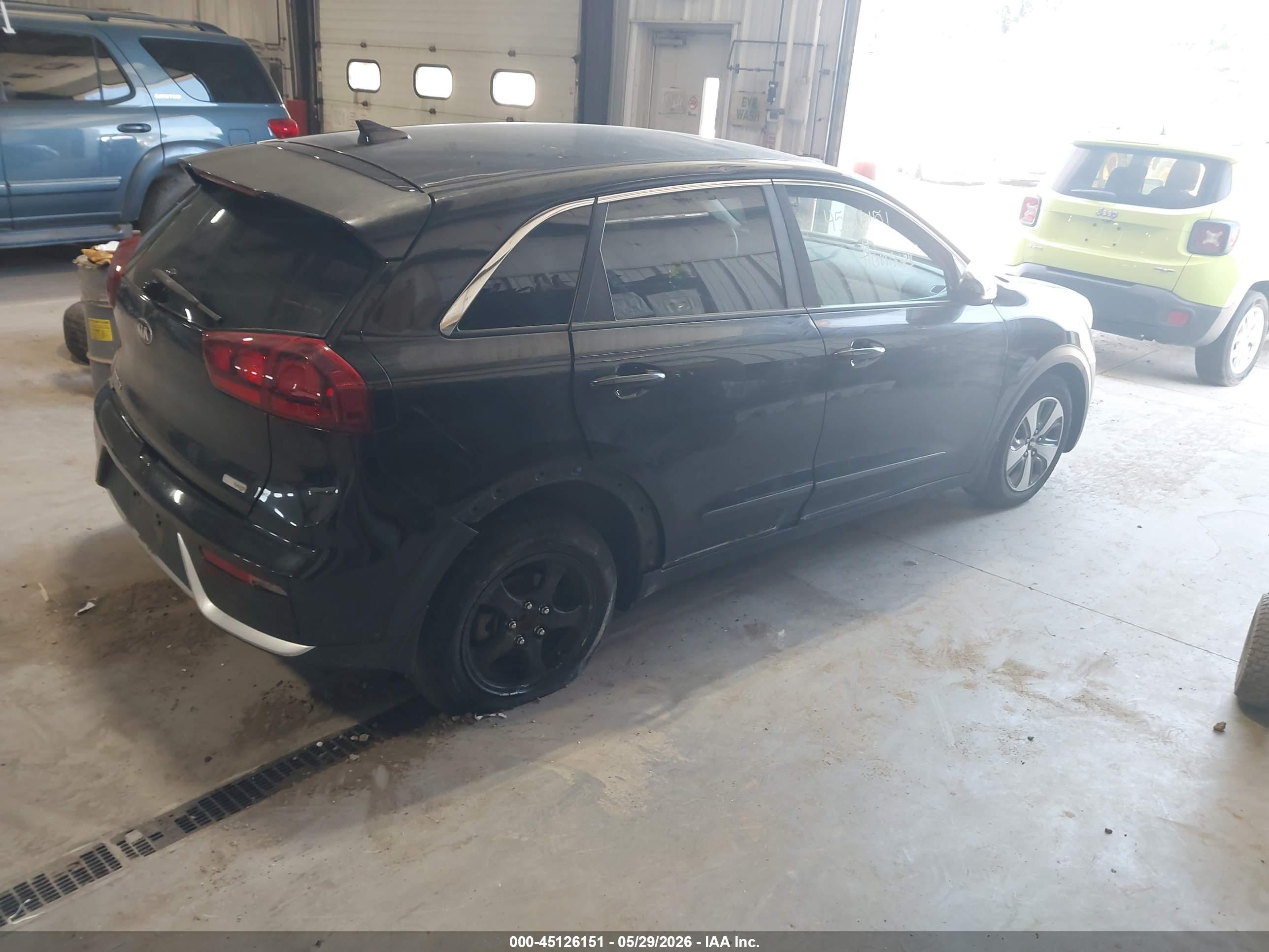 2018 Kia Niro Fe Черный vin: KNDCB3LC9J5176516