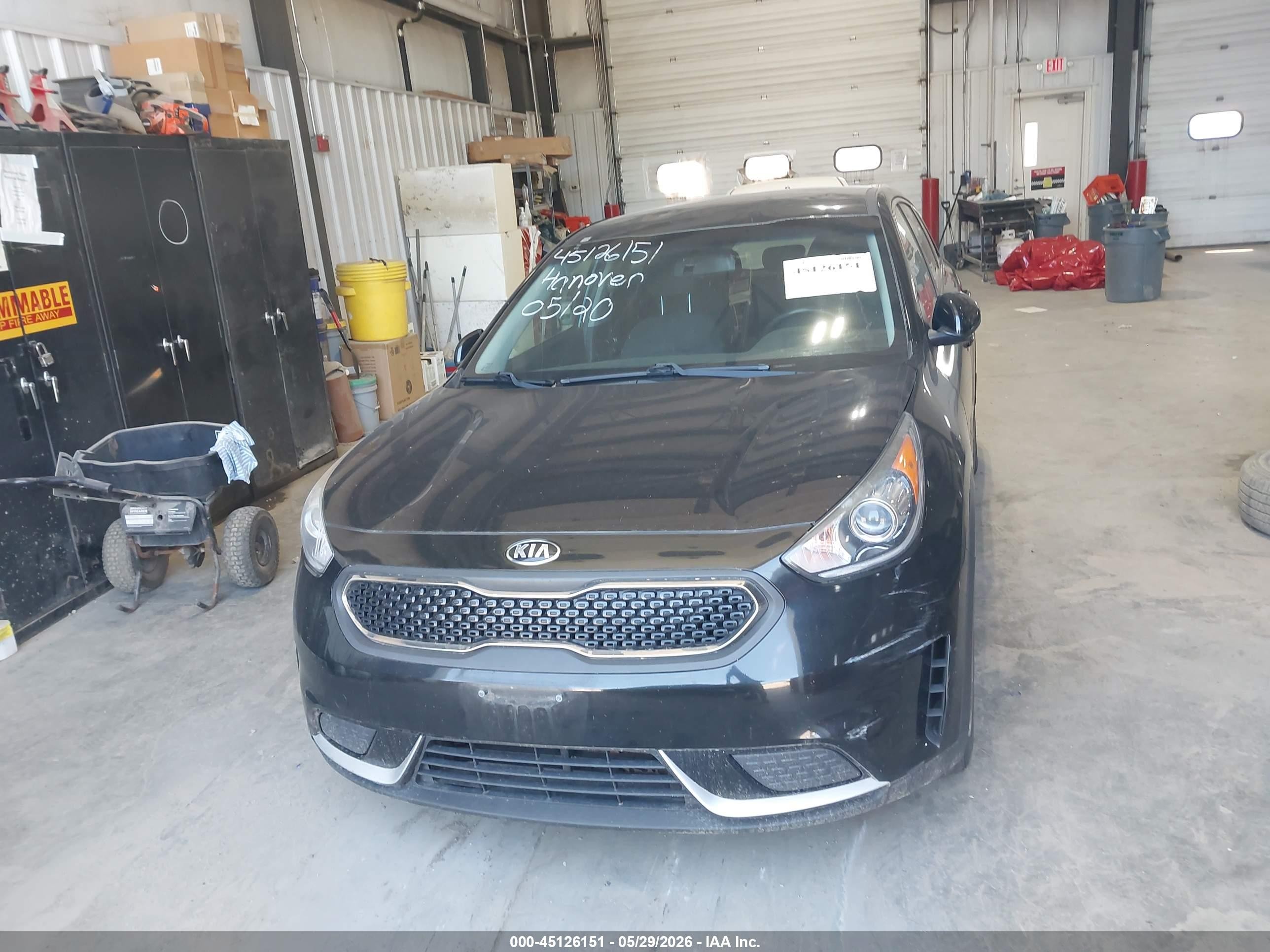2018 Kia Niro Fe Черный vin: KNDCB3LC9J5176516
