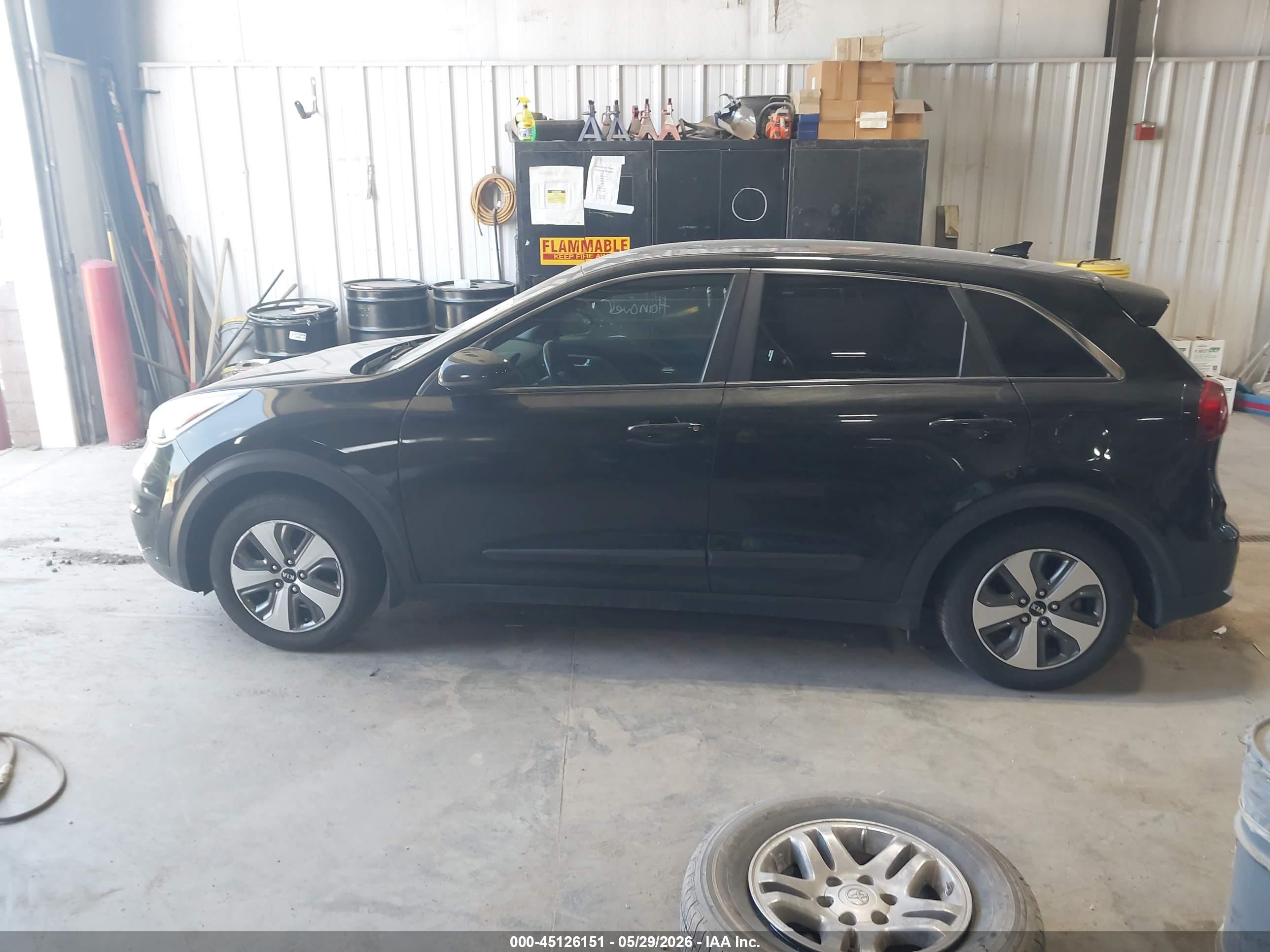 2018 Kia Niro Fe Черный vin: KNDCB3LC9J5176516