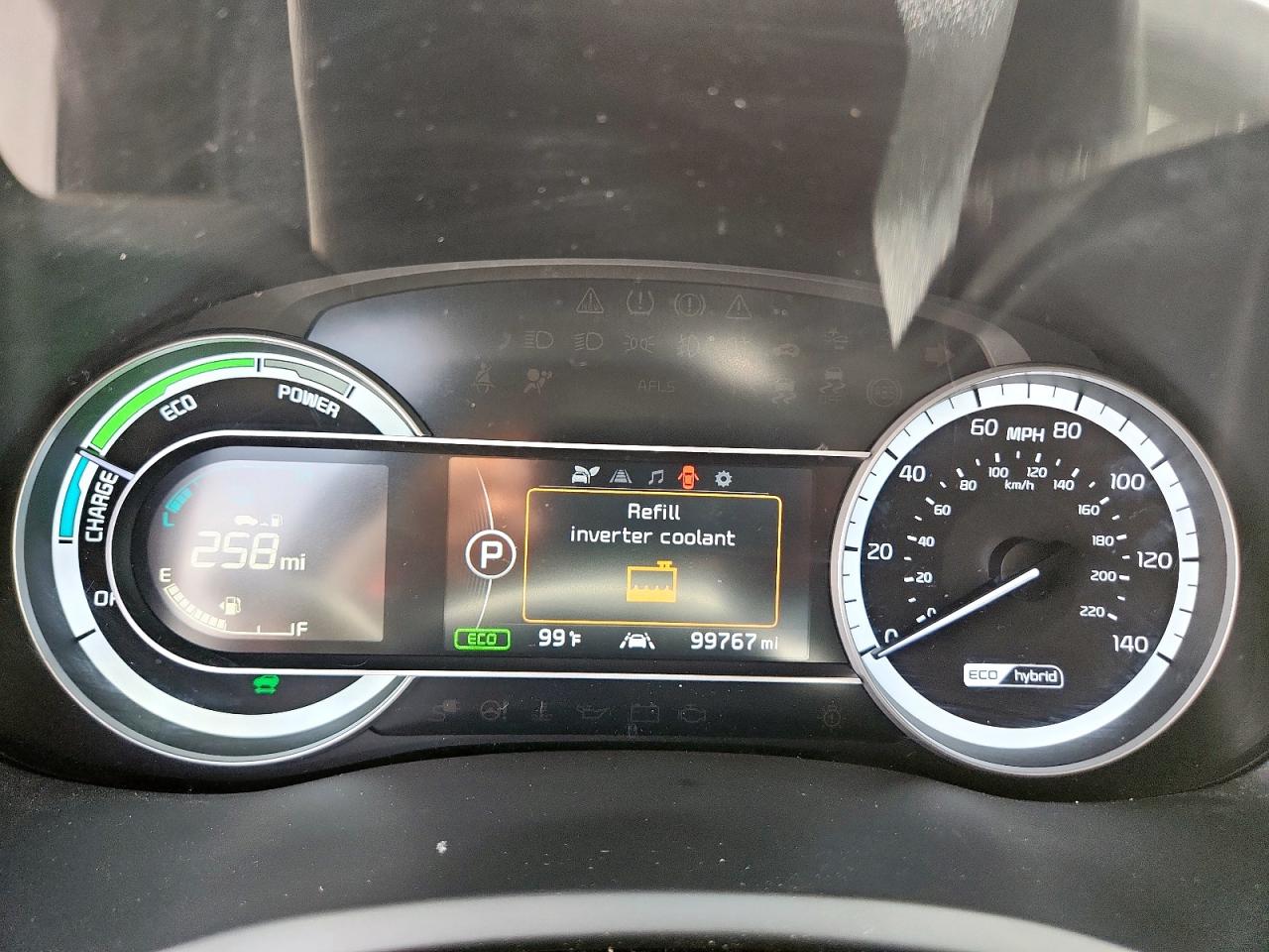 2018 Kia Niro Fe Red vin: KNDCB3LCXJ5125025