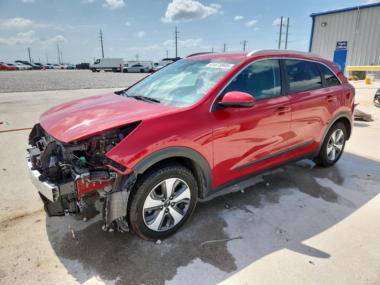 2018 Kia Niro Fe Red vin: KNDCB3LCXJ5125025