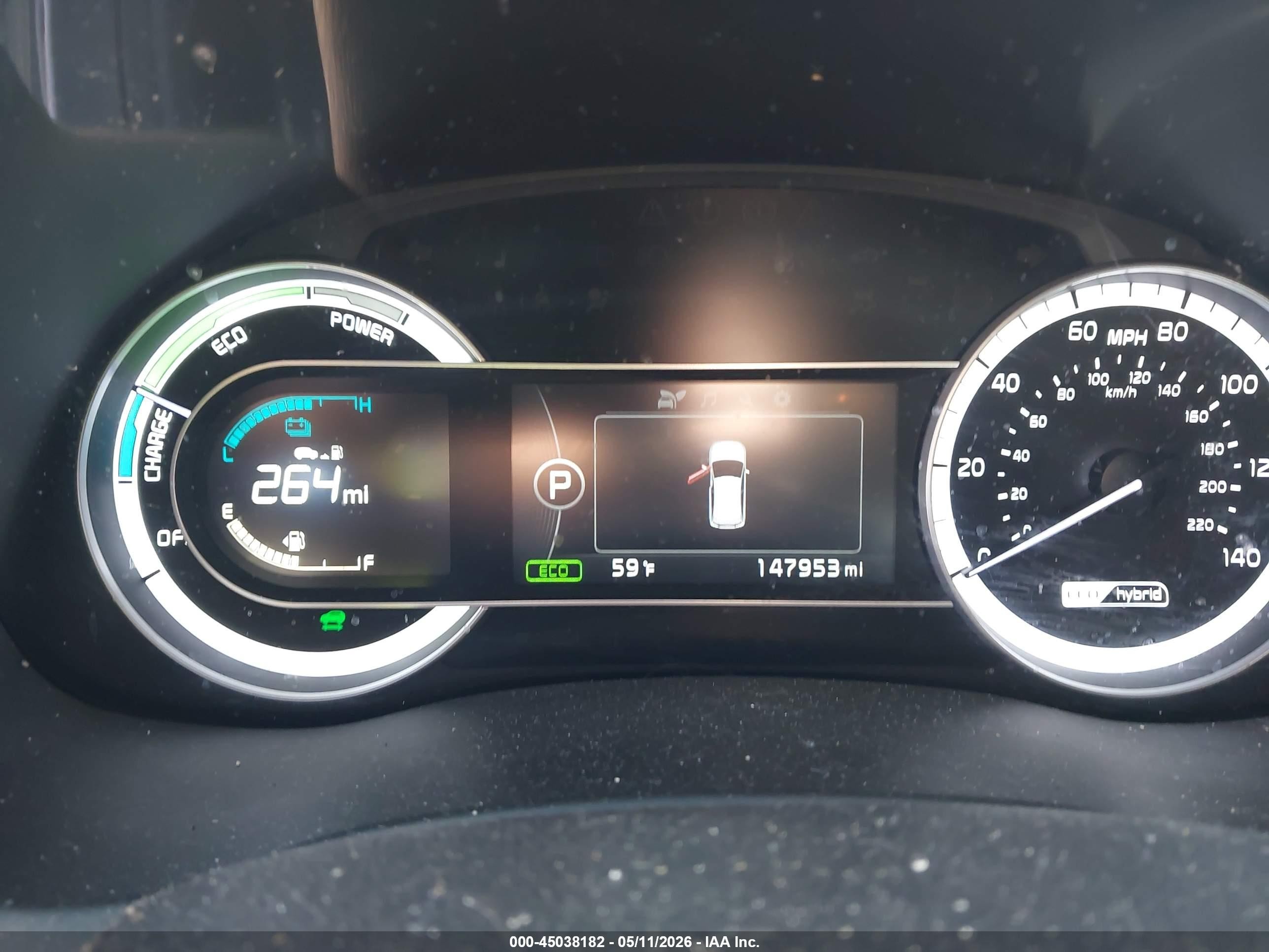 2017 Kia Niro Ex Silver vin: KNDCC3LC4H5056260
