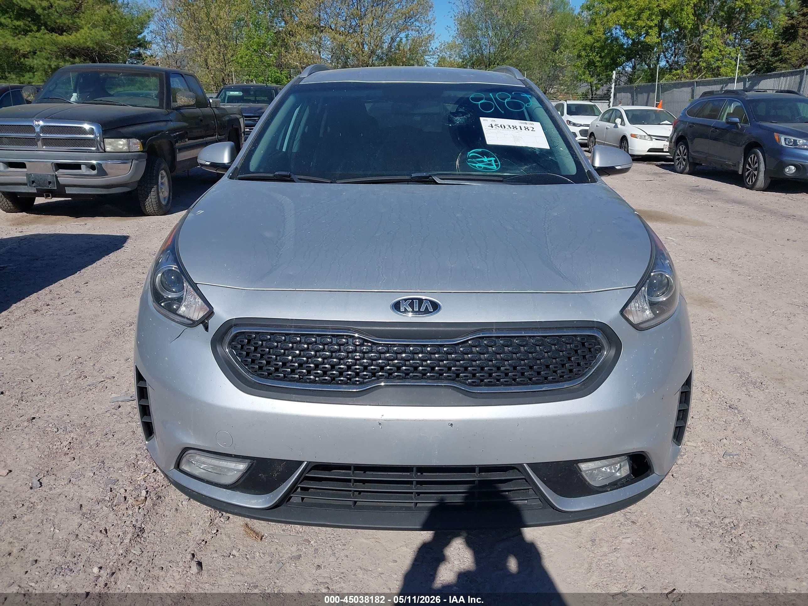 2017 Kia Niro Ex Silver vin: KNDCC3LC4H5056260