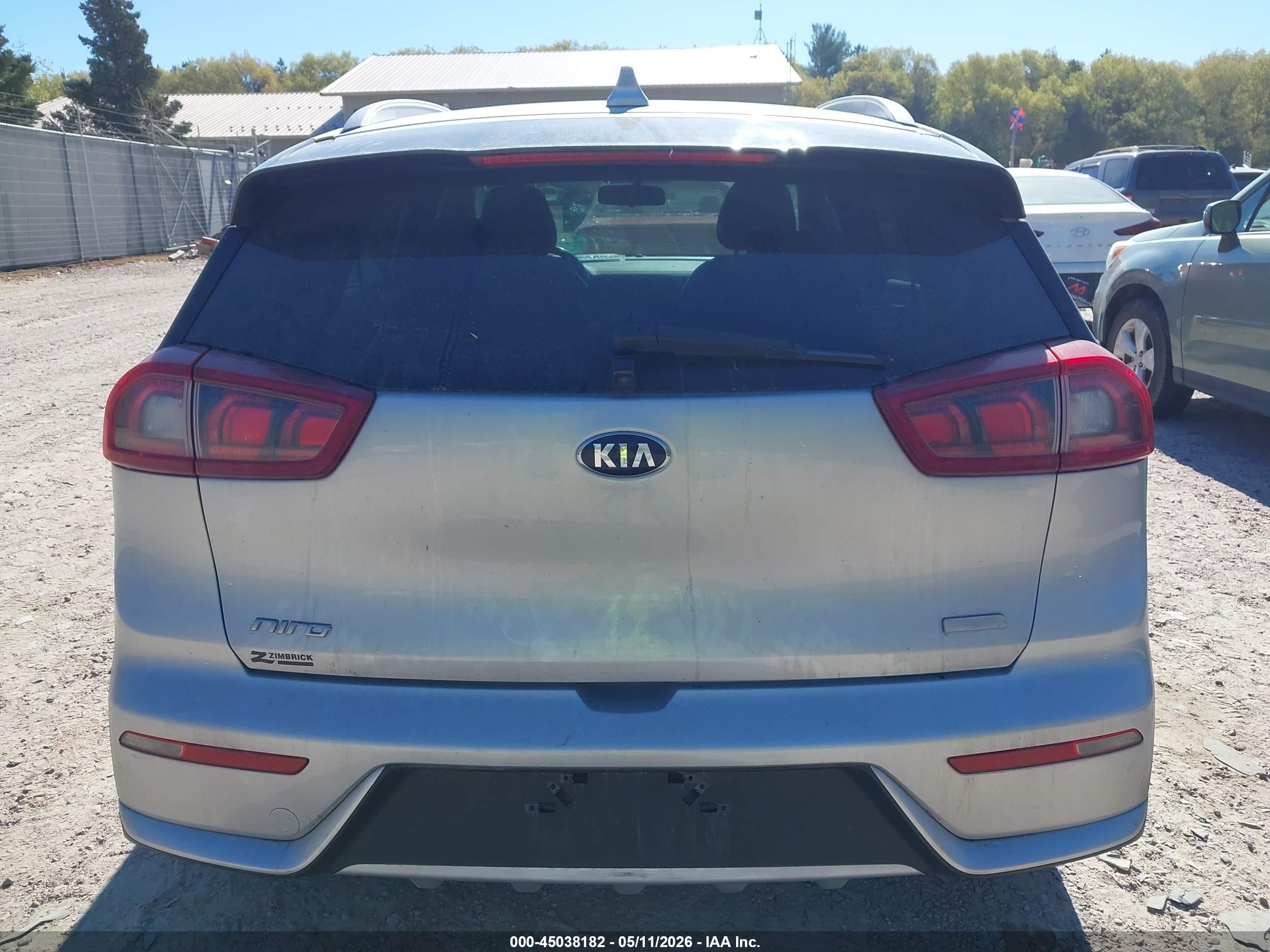 2017 Kia Niro Ex Silver vin: KNDCC3LC4H5056260