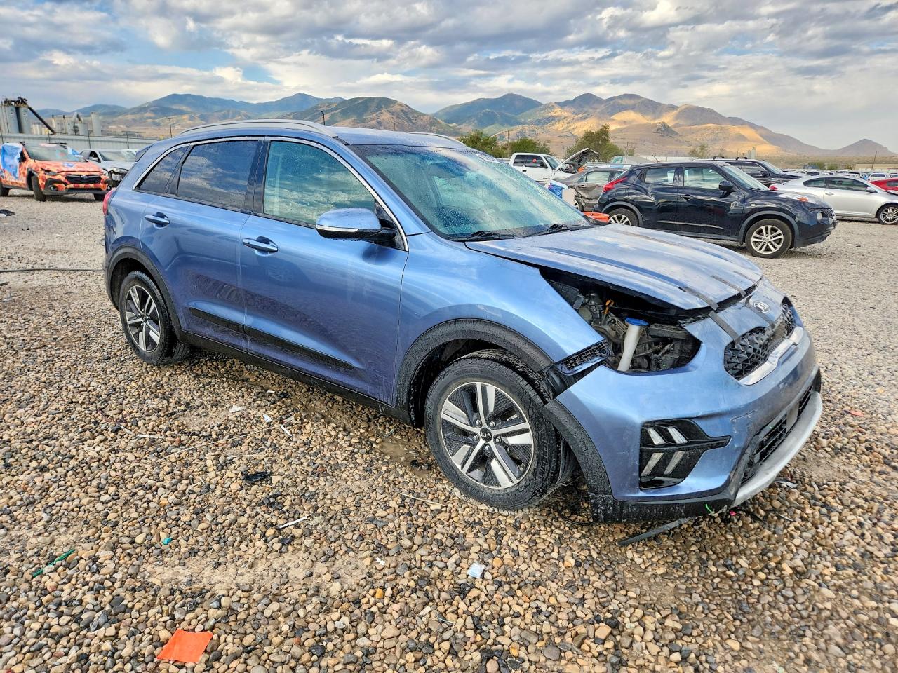 2020 Kia Niro Ex Синий vin: KNDCD3LD6L5394578