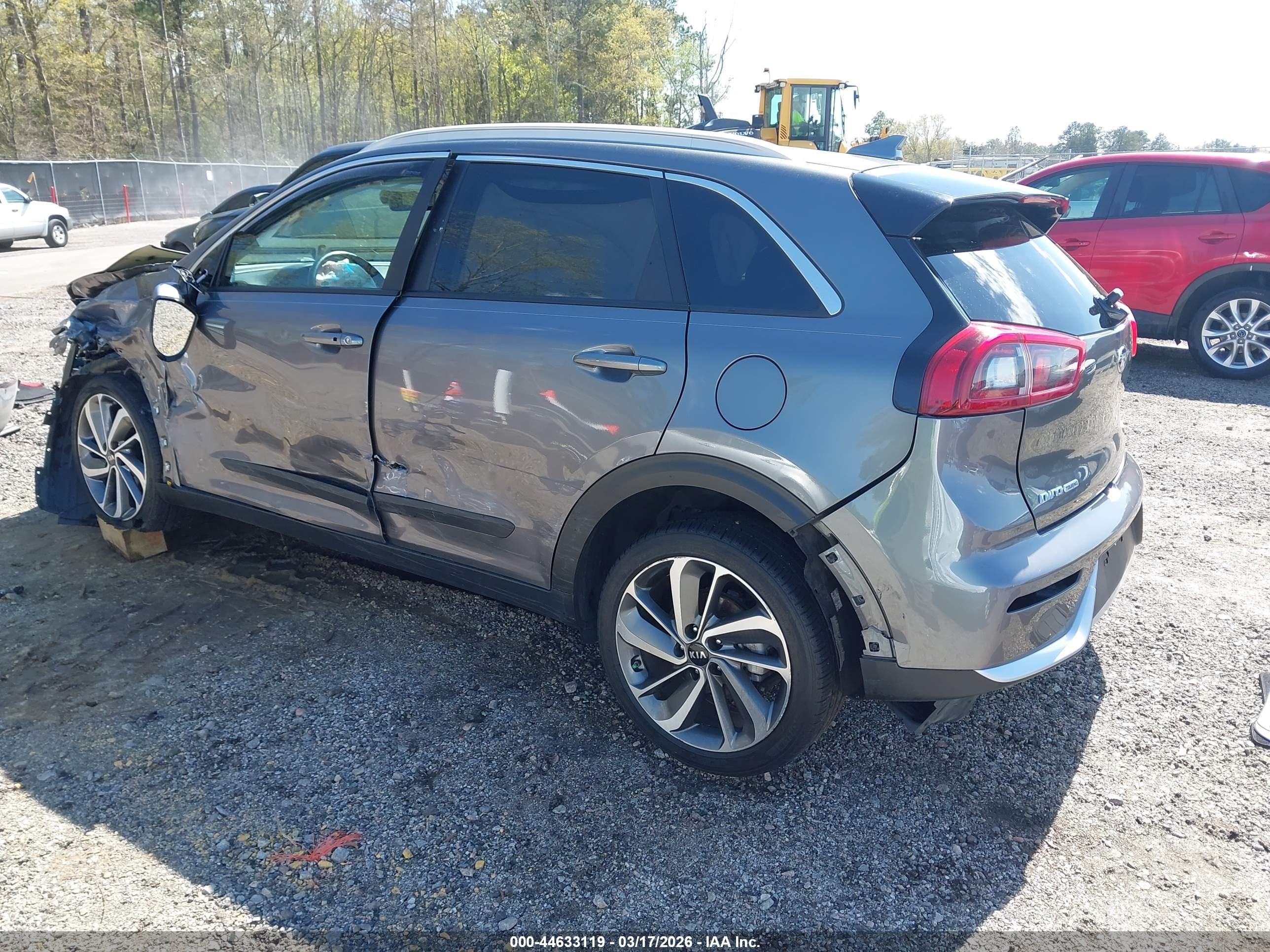 2018 Kia Niro Touring Серый vin: KNDCE3LC1J5125566