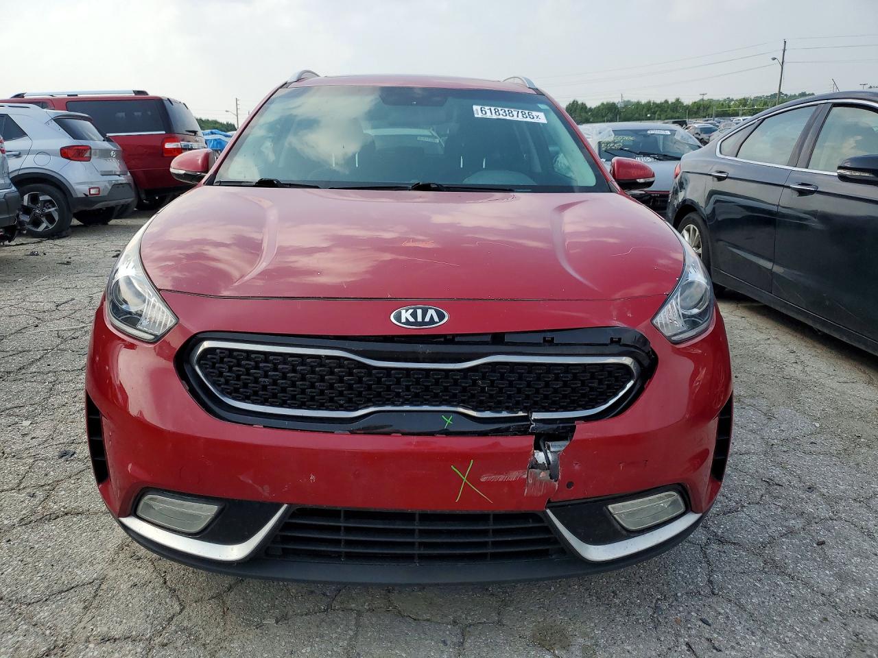 2017 Kia Niro Ex Touring Красный vin: KNDCE3LC2H5094080
