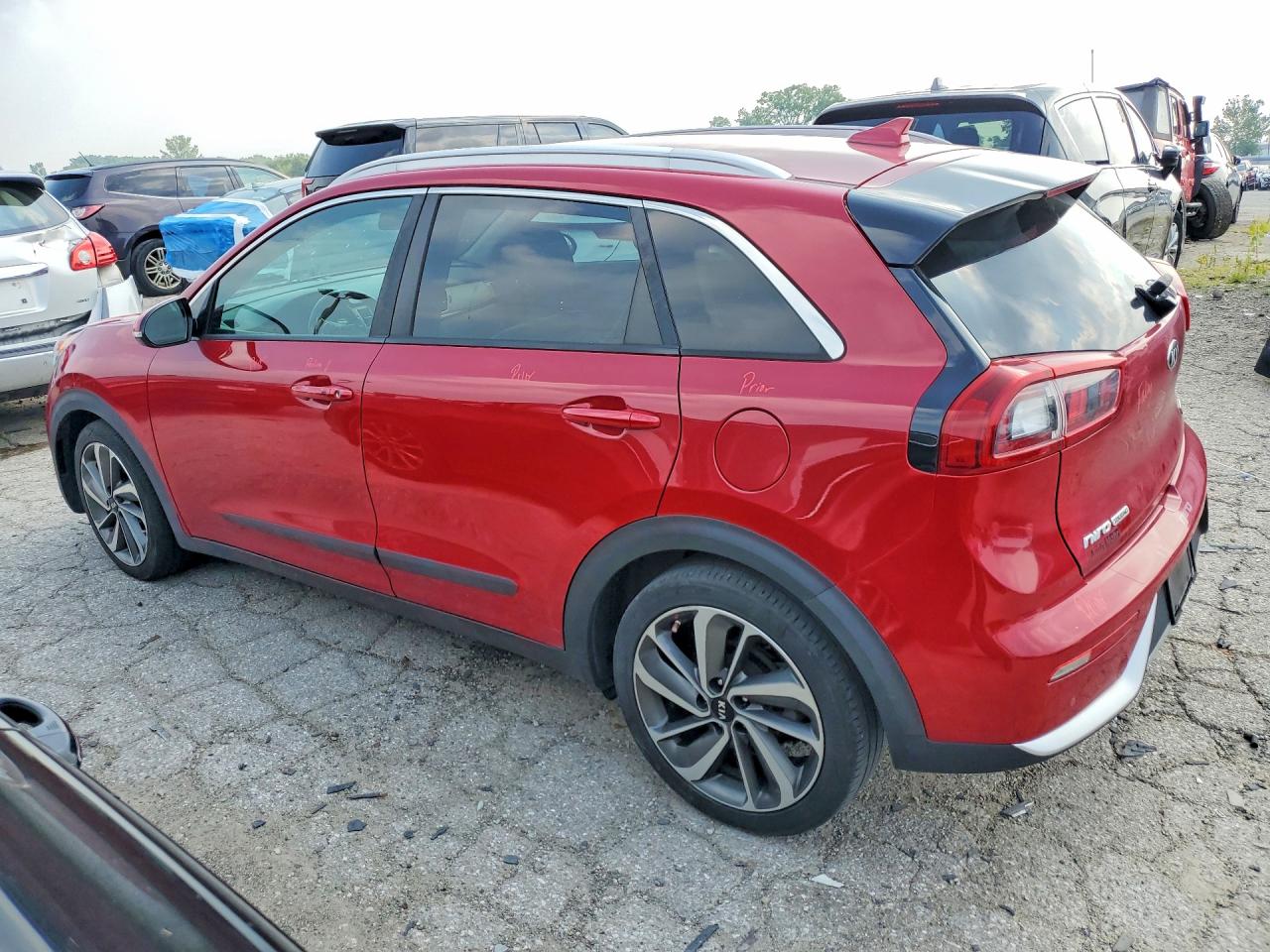 2017 Kia Niro Ex Touring Красный vin: KNDCE3LC2H5094080