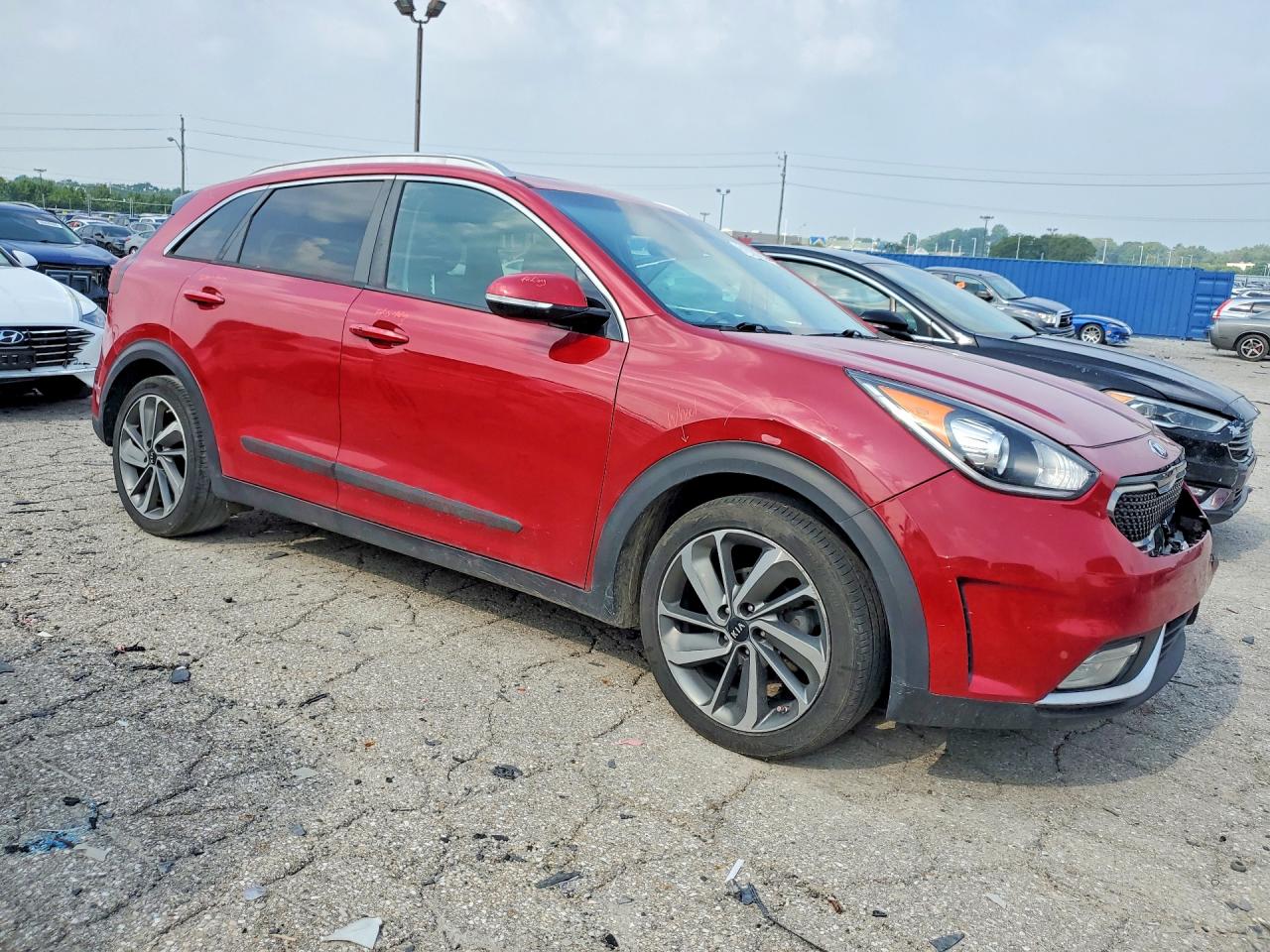 2017 Kia Niro Ex Touring Красный vin: KNDCE3LC2H5094080