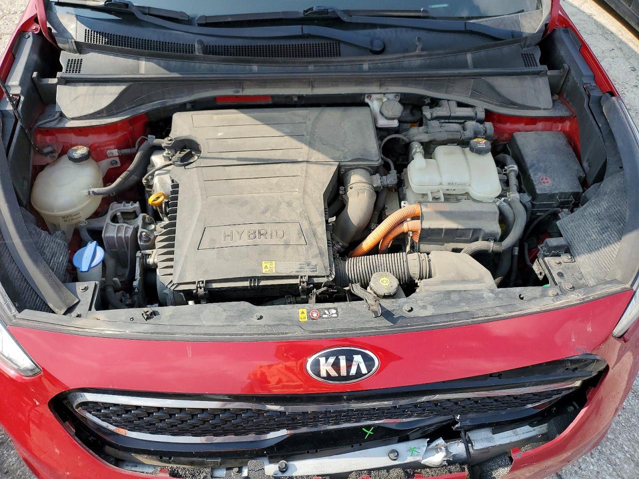 2017 Kia Niro Ex Touring Красный vin: KNDCE3LC2H5094080