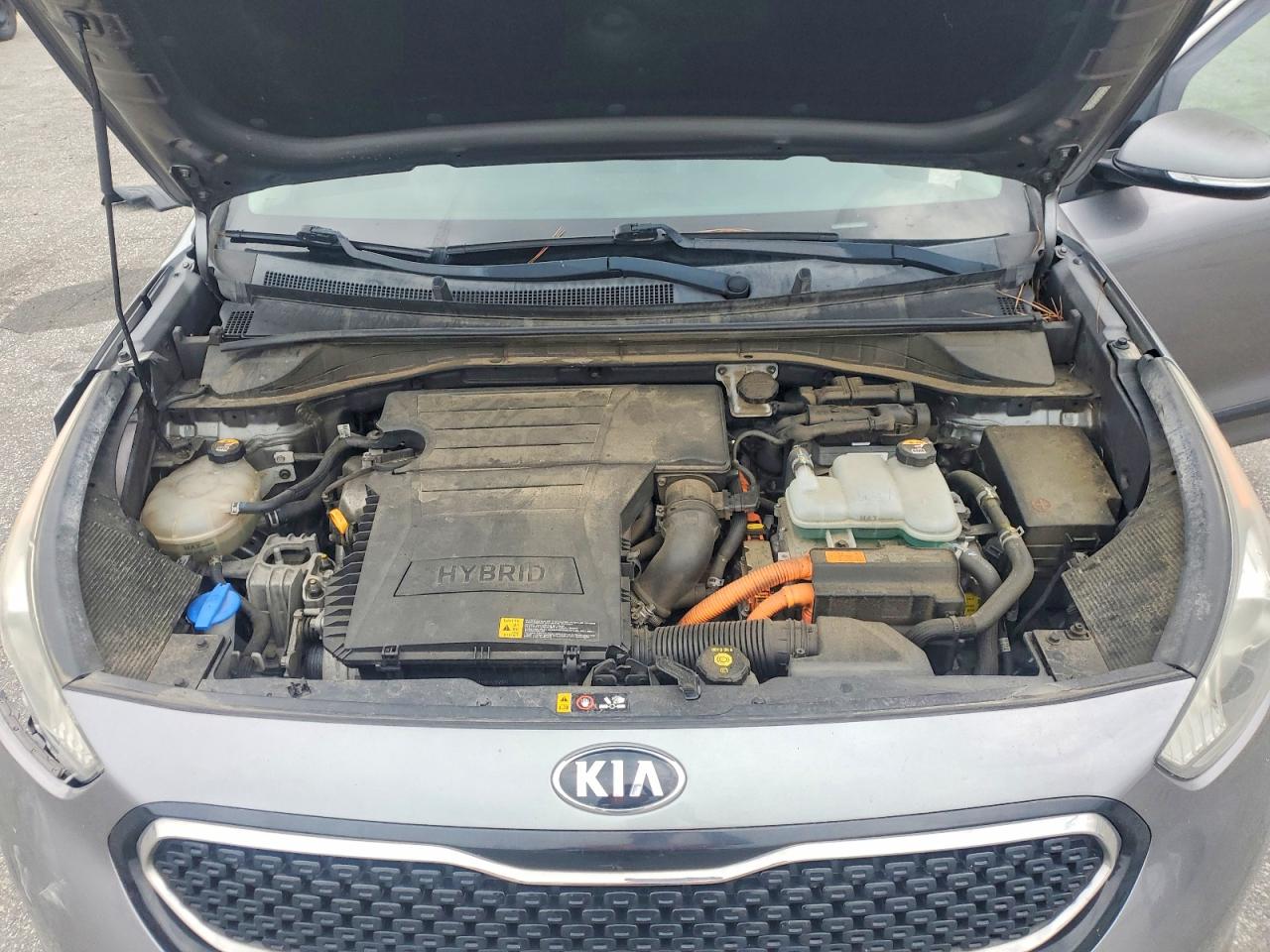 2017 Kia Niro Ex Touring Gray vin: KNDCE3LC4H5090306