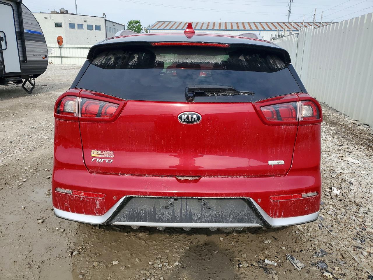 2018 Kia Niro Ex Red vin: KNDCE3LC5J5123870