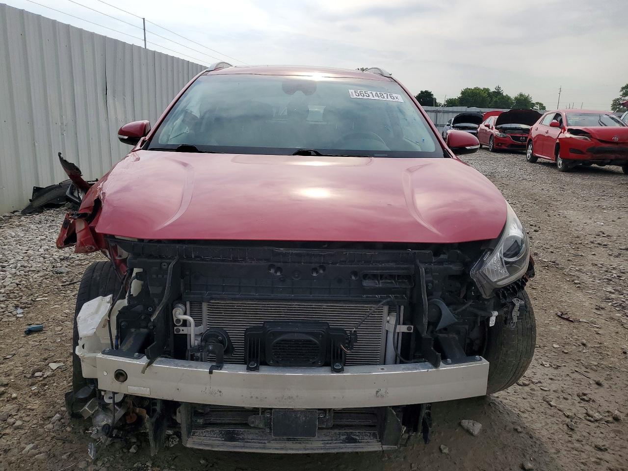 2018 Kia Niro Ex Red vin: KNDCE3LC5J5123870
